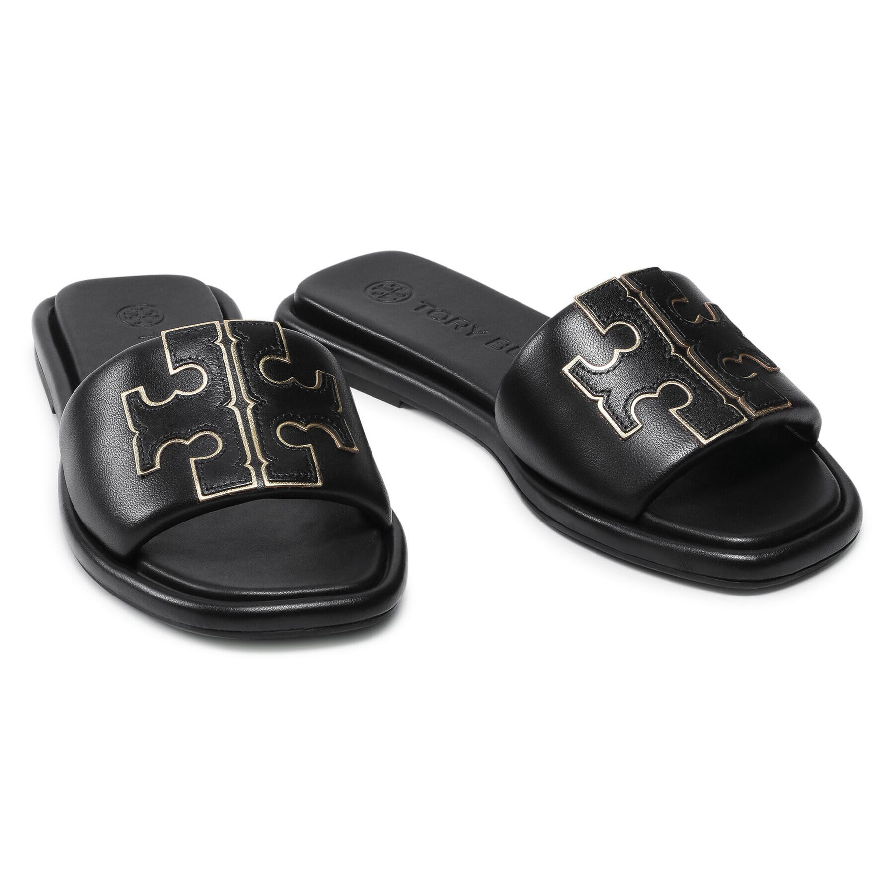 Tory Burch Šľapky Doublet Sport Slide 79985 Čierna - Pepit.sk