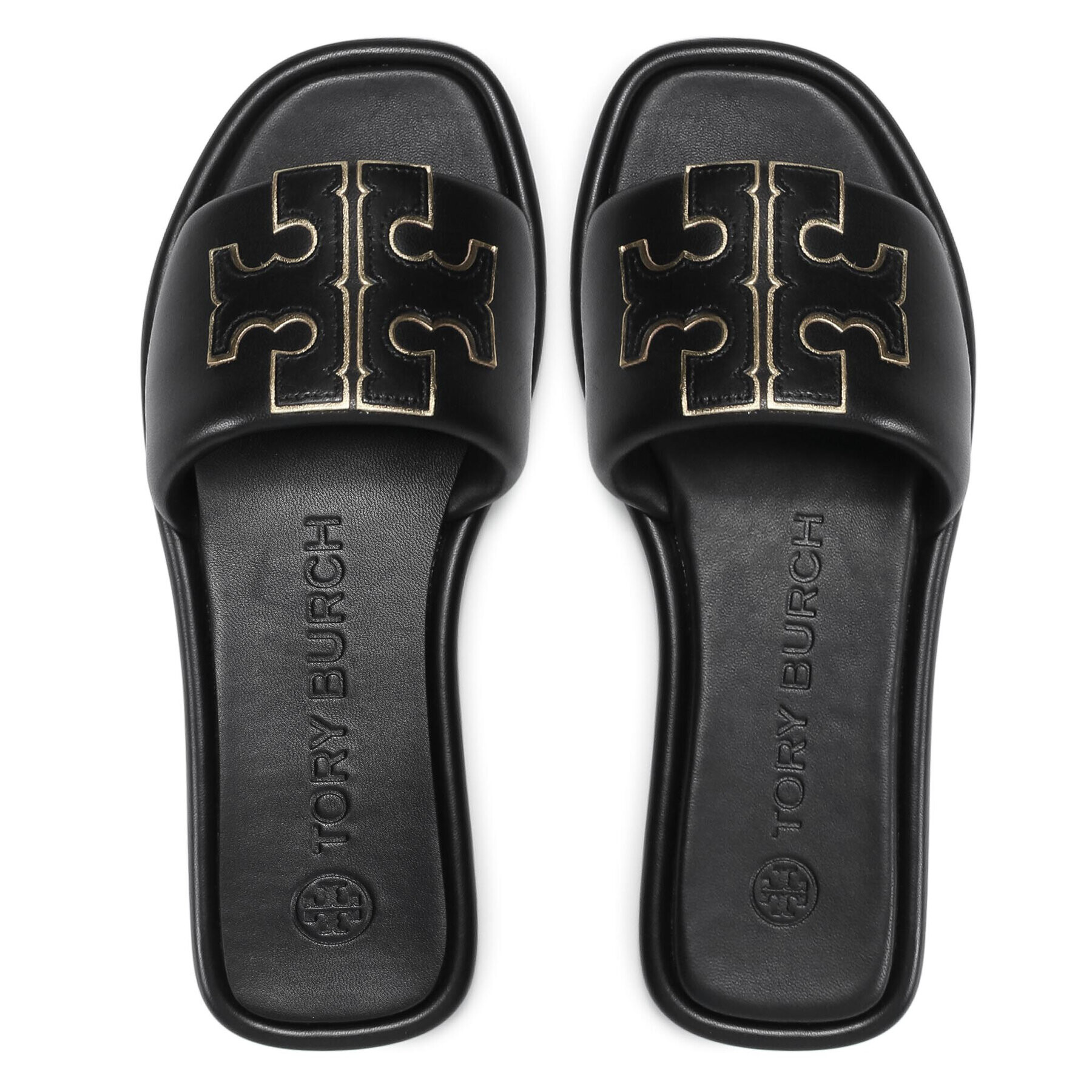 Tory Burch Šľapky Doublet Sport Slide 79985 Čierna - Pepit.sk