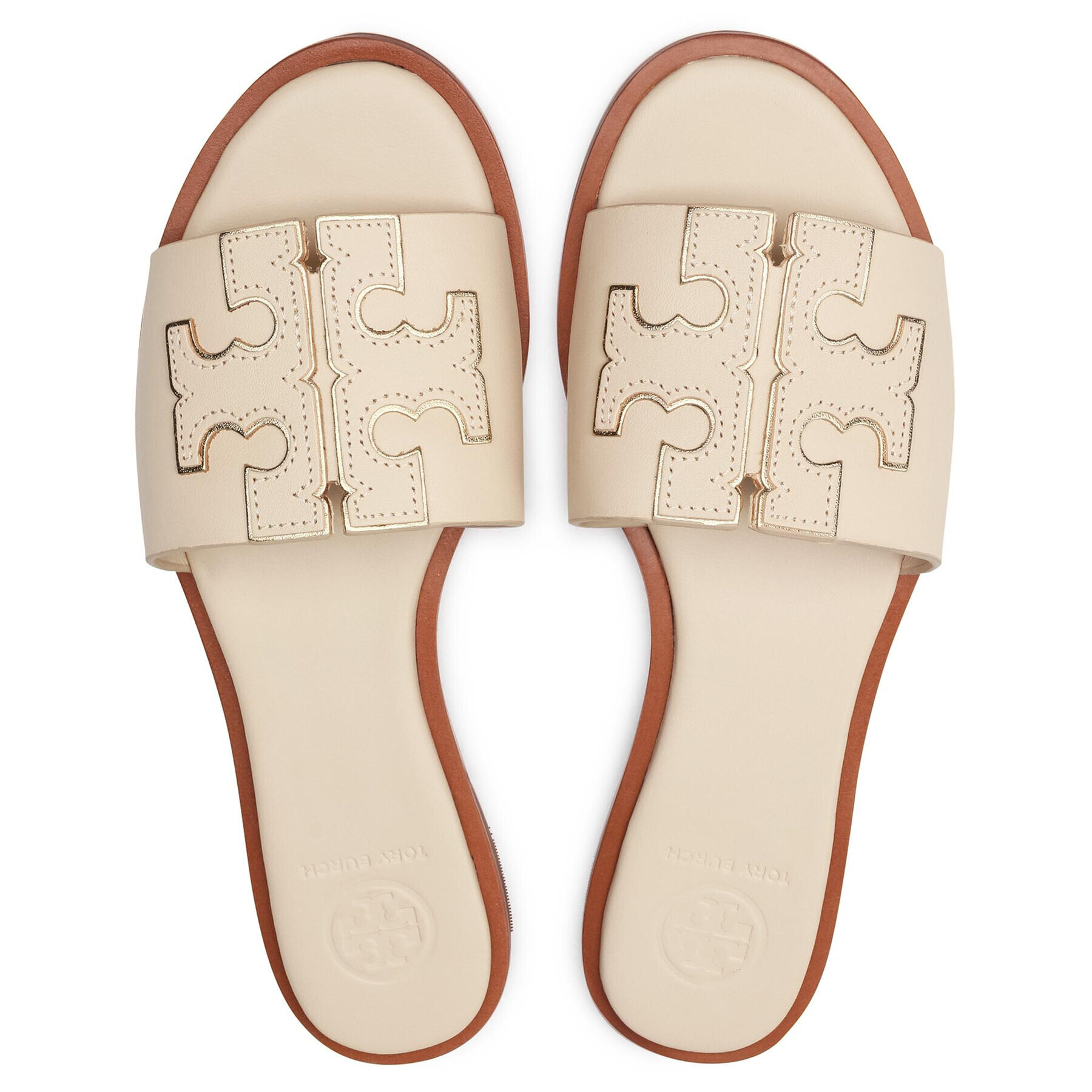 Tory Burch Šľapky Ines Slide 50109 Béžová - Pepit.sk