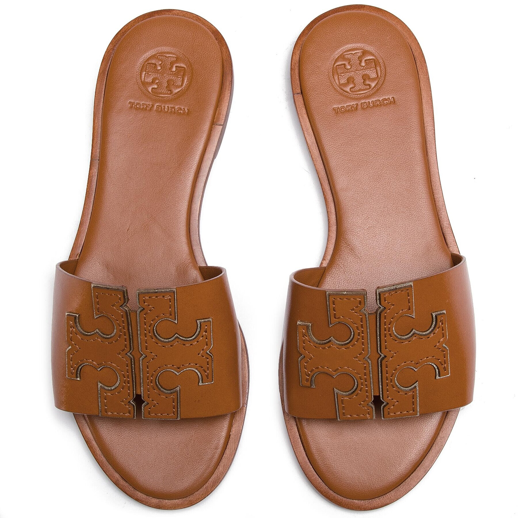 Tory Burch Šľapky Ines Slide 50109 Hnedá - Pepit.sk