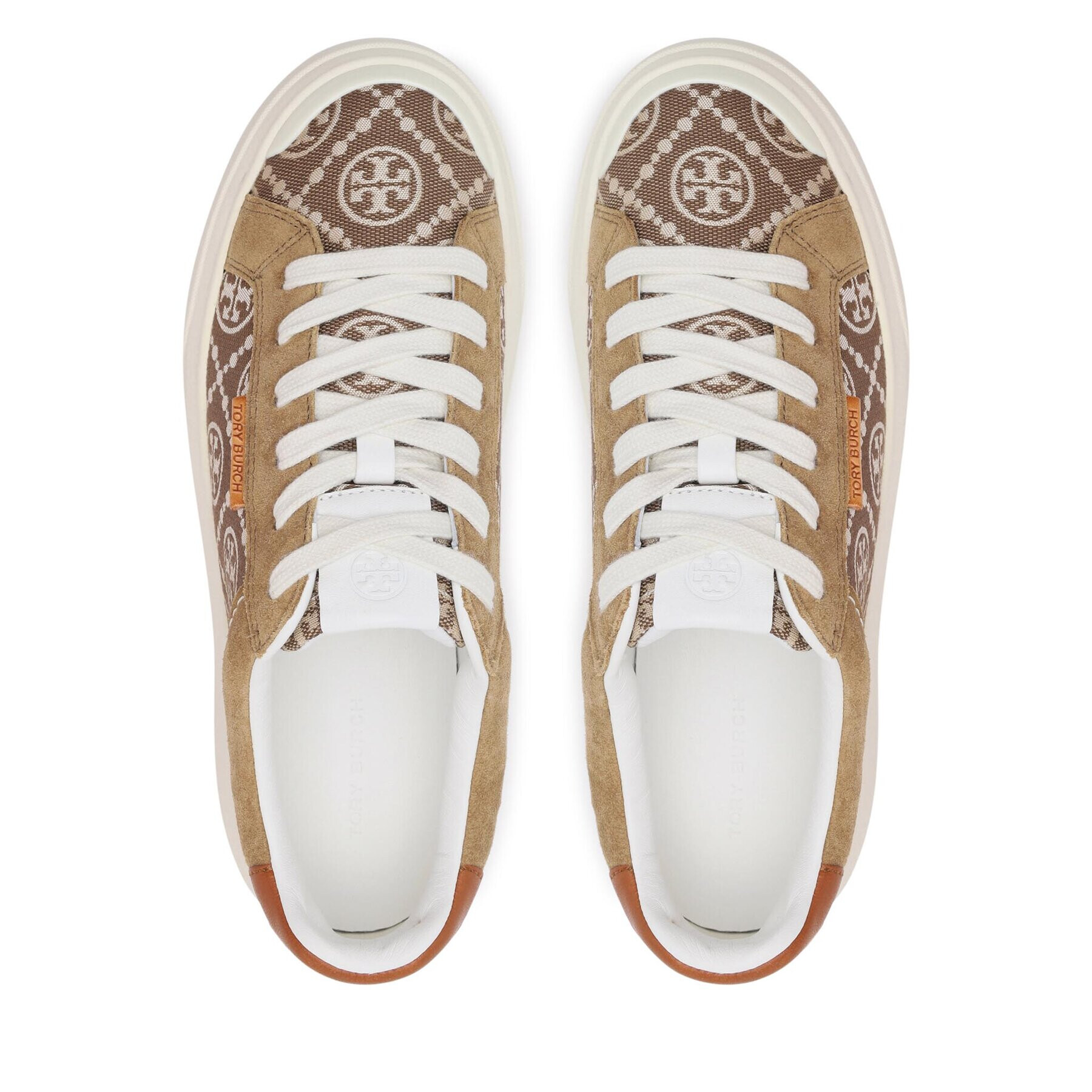 Tory Burch Sneakersy Monogram Ladybug 150229 Hnedá - Pepit.sk