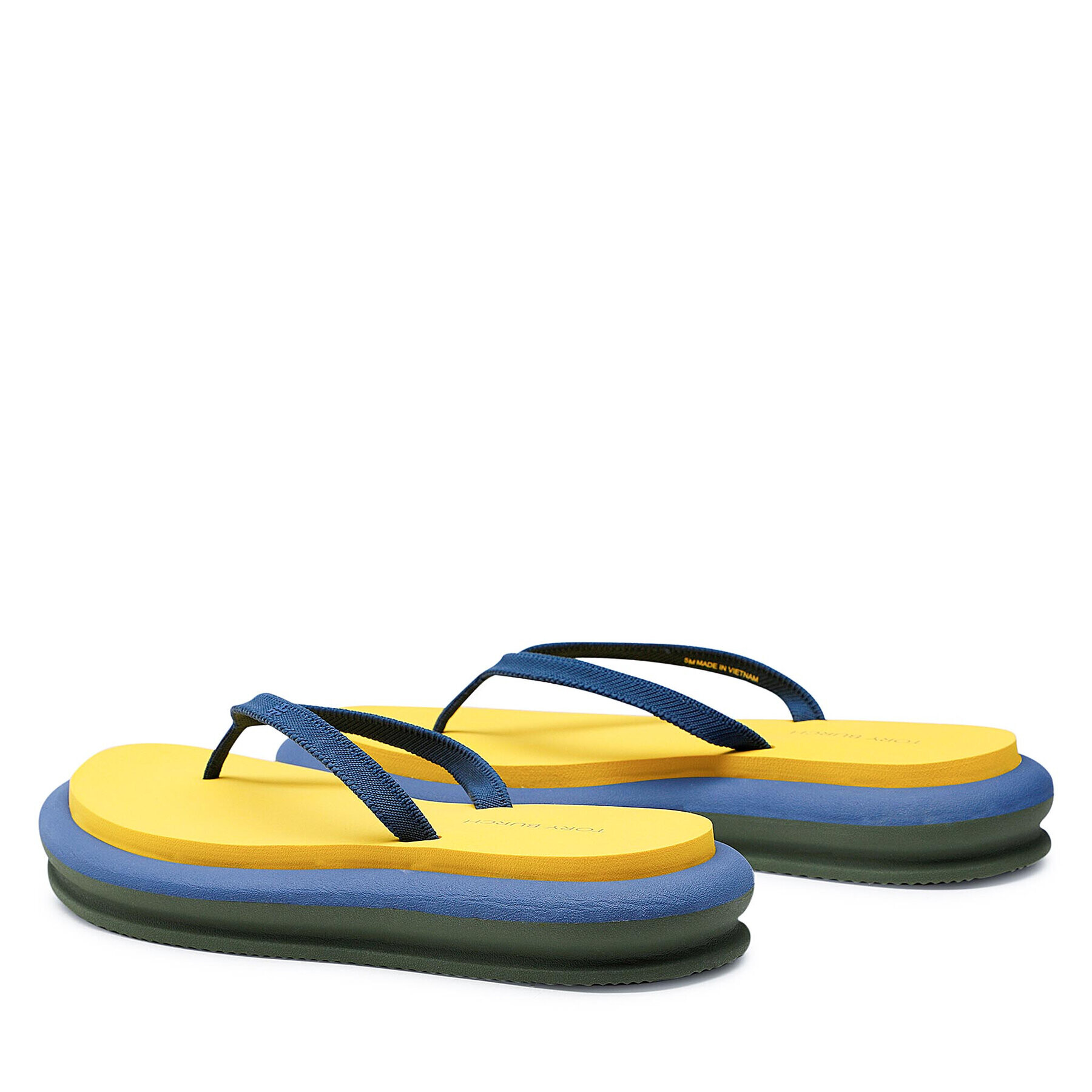 Tory Burch Žabky Layered Flip Flop 135005 Tmavomodrá - Pepit.sk