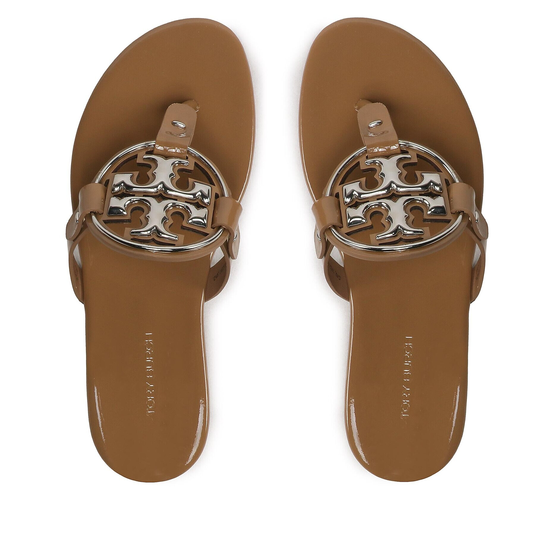 Tory Burch Žabky Metal Miller Soft 146299 Hnedá - Pepit.sk