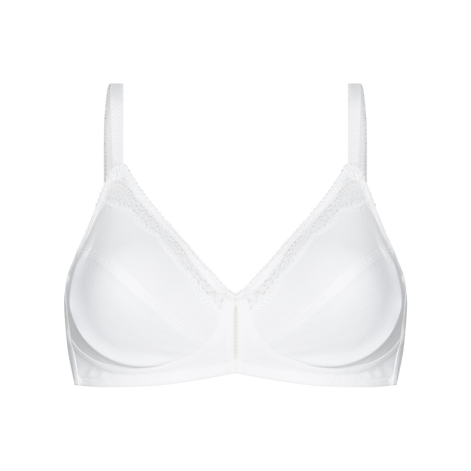 Triumph Podprsenka Bralette Cotton Beauty 10094814 Biela - Pepit.sk