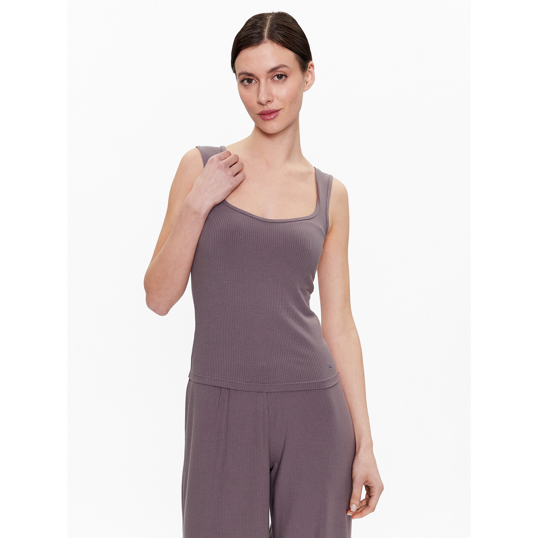 Triumph Pyžamový top Natural Spotlight Camisole 10214842 Sivá Regular Fit - Pepit.sk