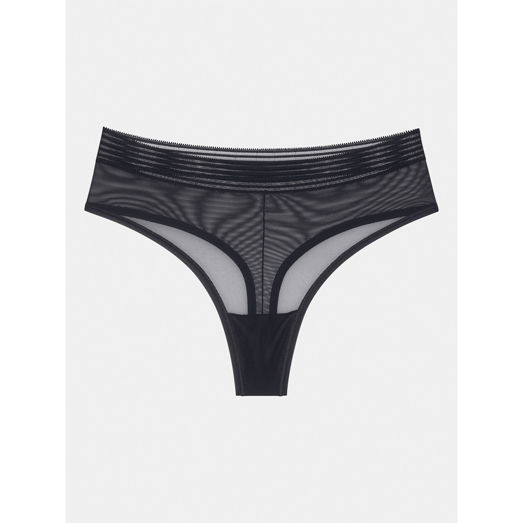 Triumph Stringové nohavičky Tempting Sheer Highwaist String 10215943 Čierna - Pepit.sk