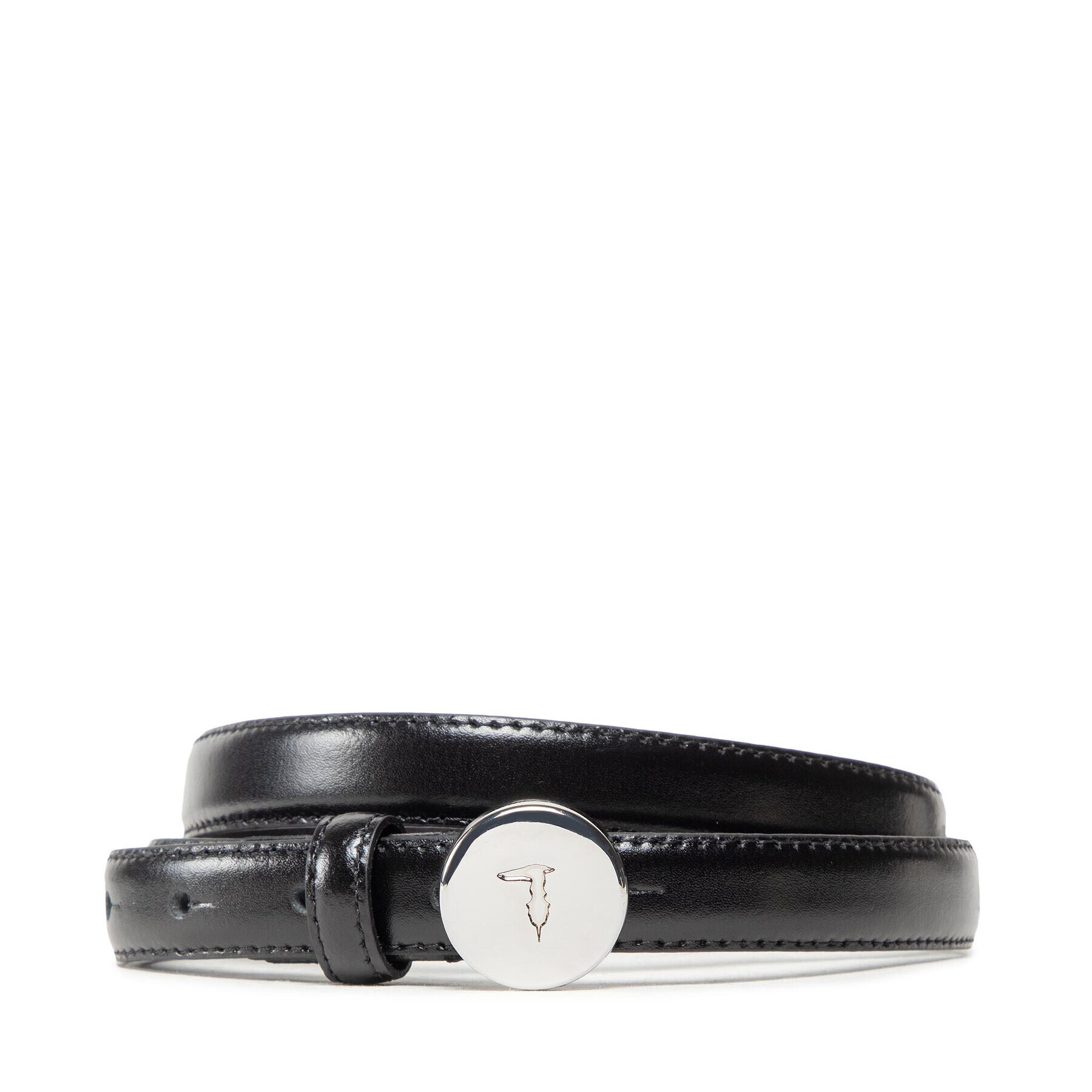 Trussardi Dámsky opasok Belt H2 Cm Oval 75L00179 Čierna - Pepit.sk