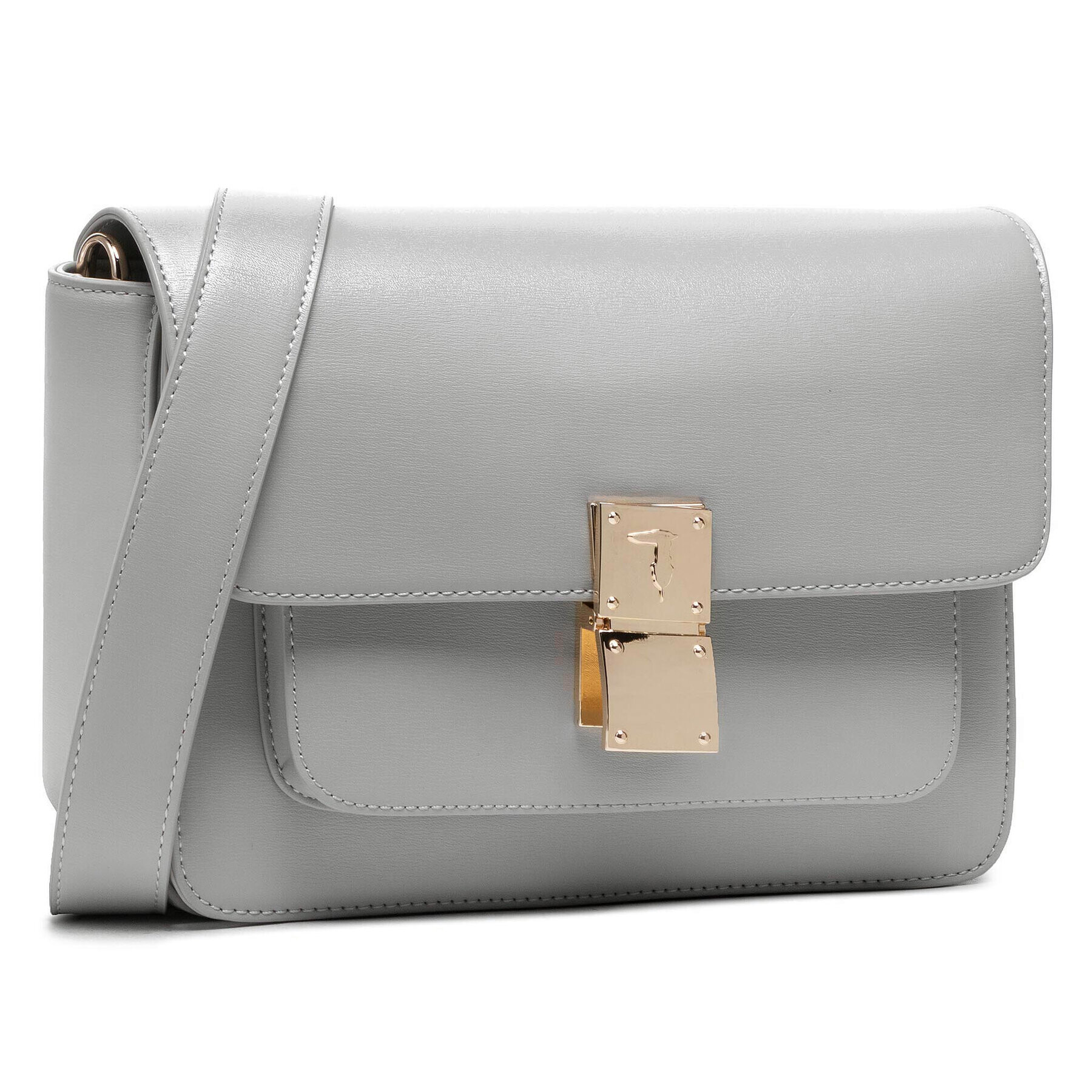 Trussardi Kabelka Lione Shoulder Md 75B00952 Sivá - Pepit.sk