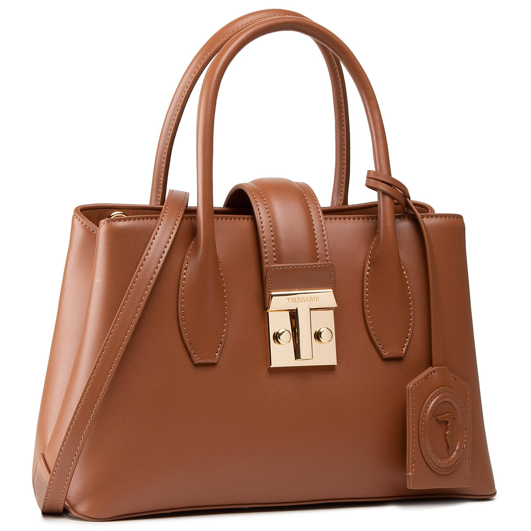 Trussardi Kabelka Pre Tulip Tote Sm 75B01090 Hnedá - Pepit.sk