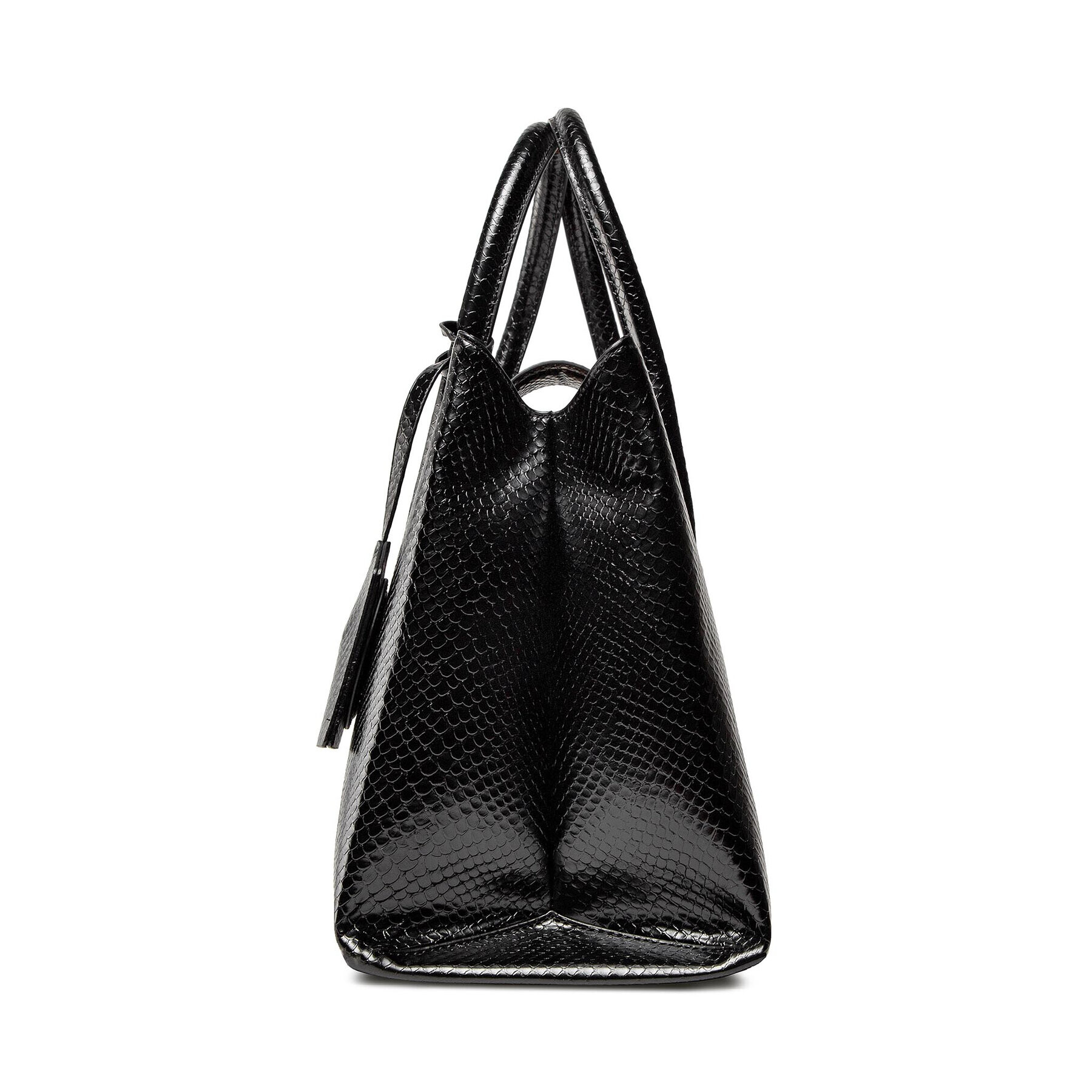 Trussardi Kabelka Tulip Tote Md Phyton 75B01089 Čierna - Pepit.sk