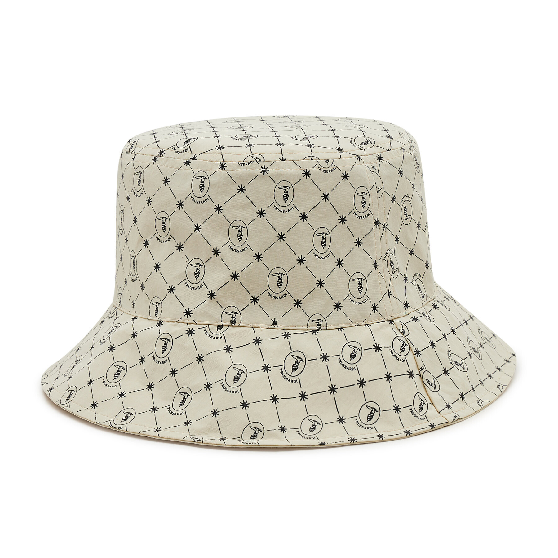 Trussardi Klobúk Bucket Hat Nylon Monogram 59Z00318 Béžová - Pepit.sk