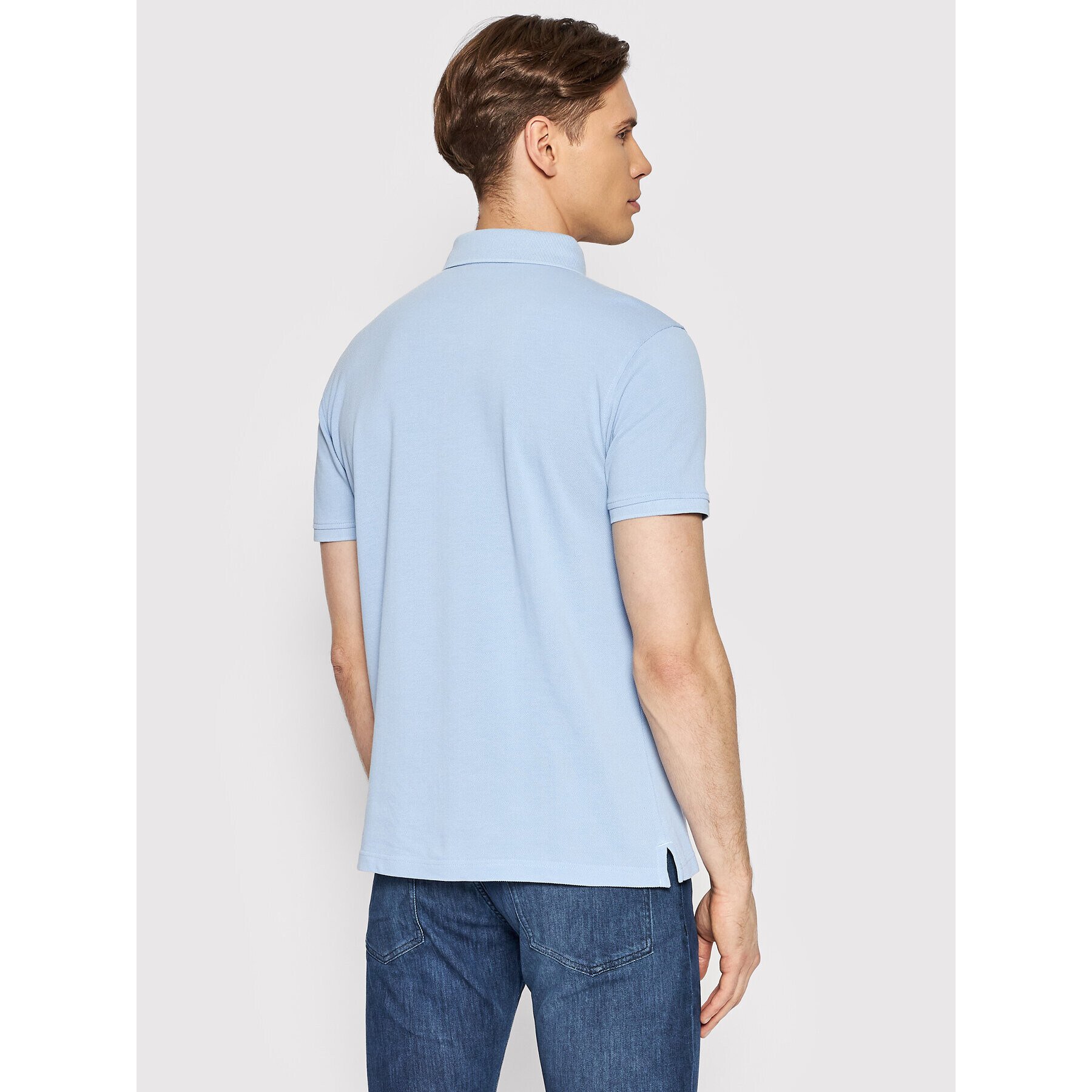 Trussardi Polokošeľa 52T00597 Modrá Regular Fit - Pepit.sk