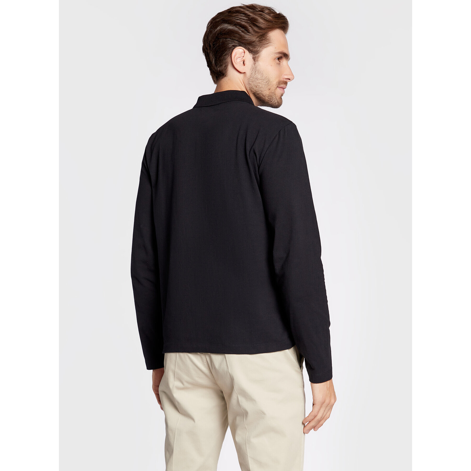 Trussardi Polokošeľa 52T00640 Čierna Regular Fit - Pepit.sk