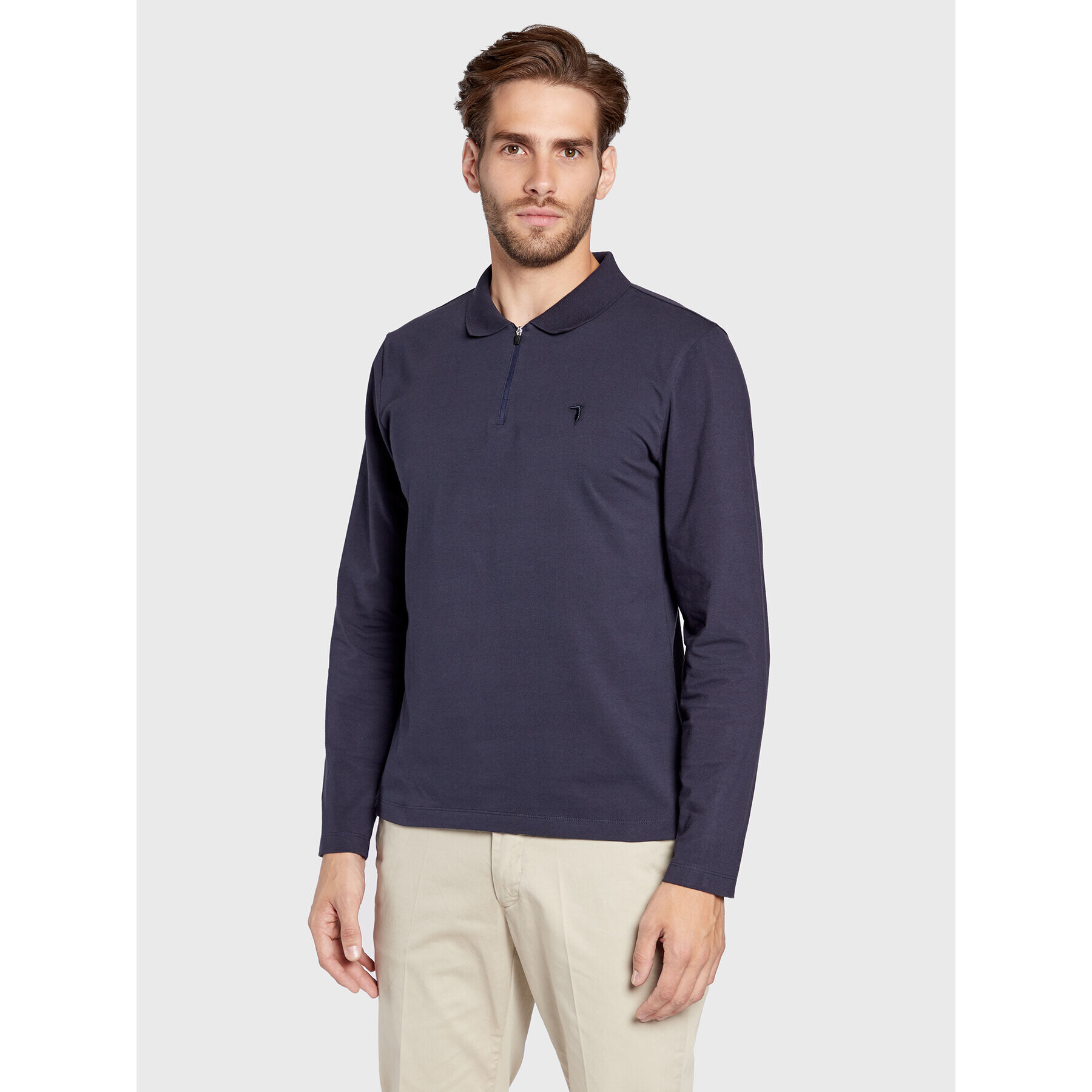 Trussardi Polokošeľa 52T00640 Tmavomodrá Regular Fit - Pepit.sk