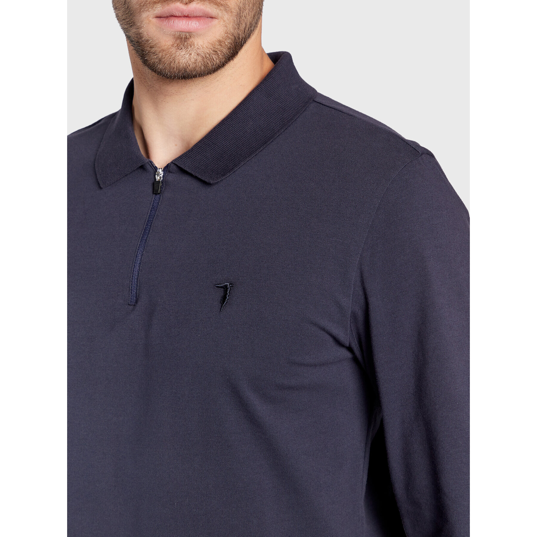 Trussardi Polokošeľa 52T00640 Tmavomodrá Regular Fit - Pepit.sk