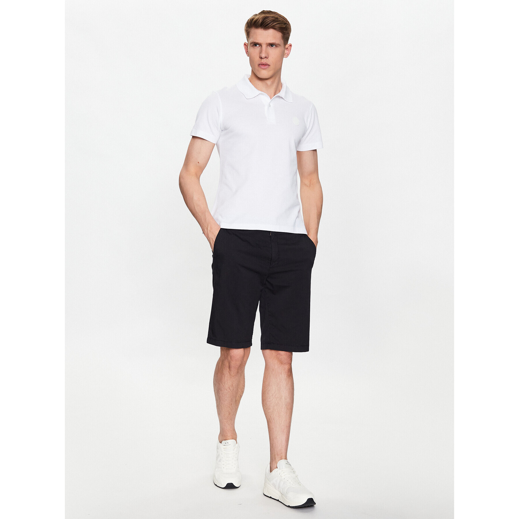 Trussardi Polokošeľa 52T00733 Biela Regular Fit - Pepit.sk