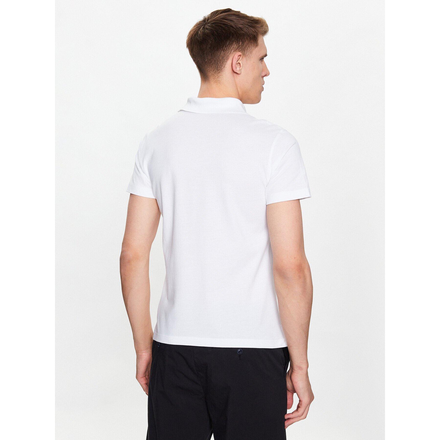 Trussardi Polokošeľa 52T00733 Biela Regular Fit - Pepit.sk