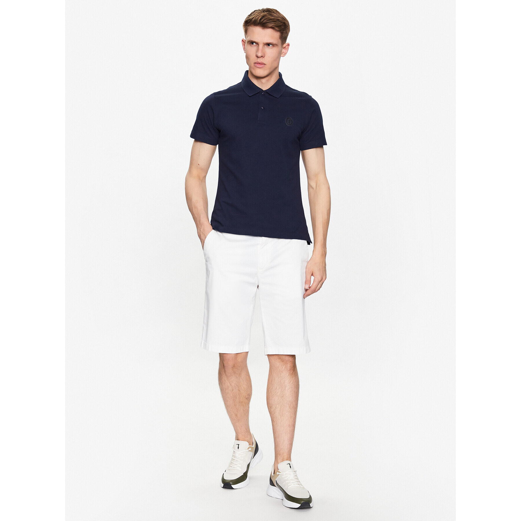 Trussardi Polokošeľa 52T00733 Tmavomodrá Regular Fit - Pepit.sk