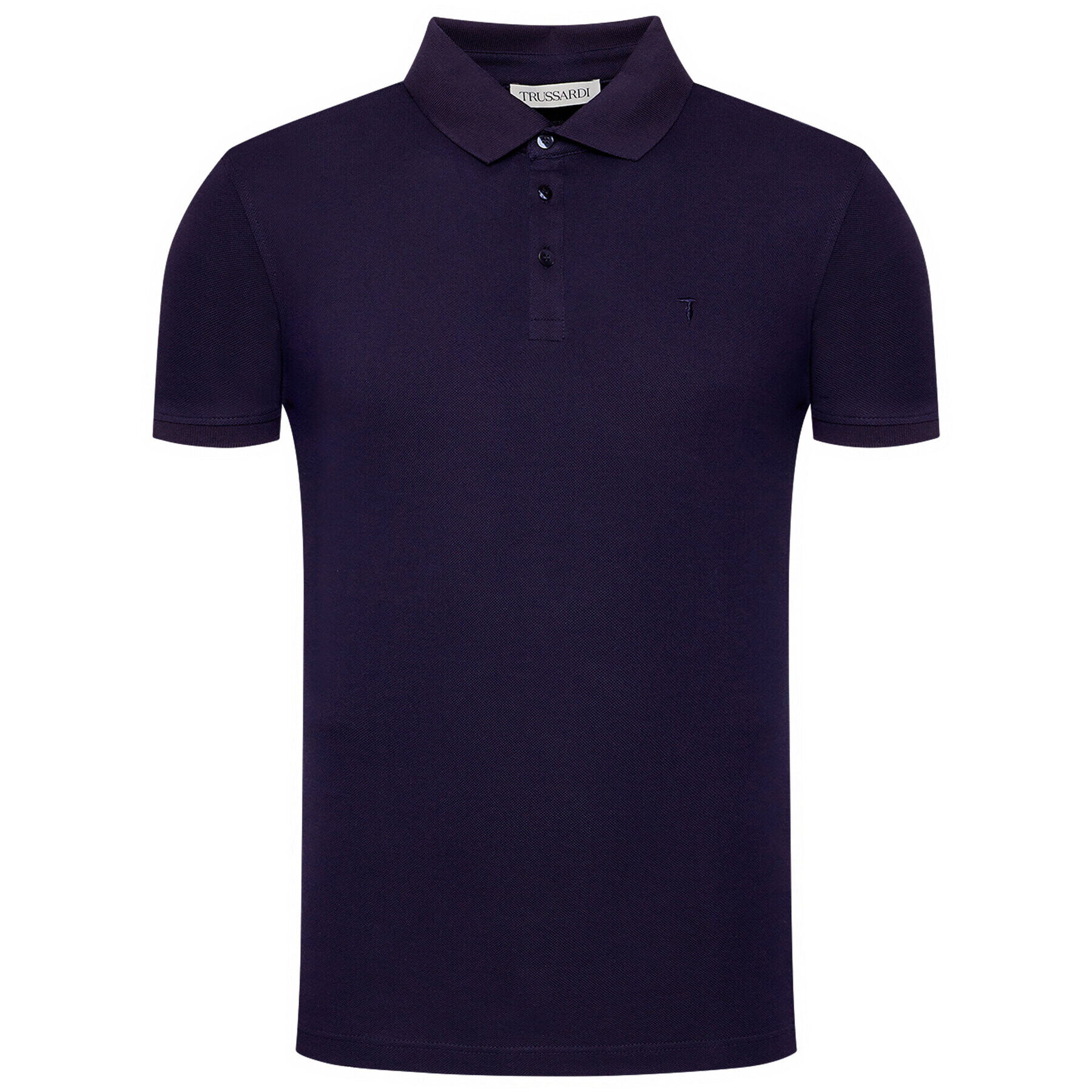 Trussardi Polokošeľa Piquet 52T00492 Tmavomodrá Regular Fit - Pepit.sk