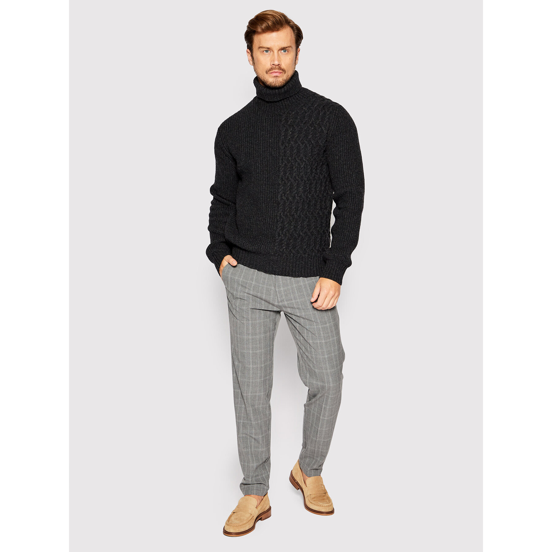 Trussardi Rolák 52M00623 Sivá Regular Fit - Pepit.sk