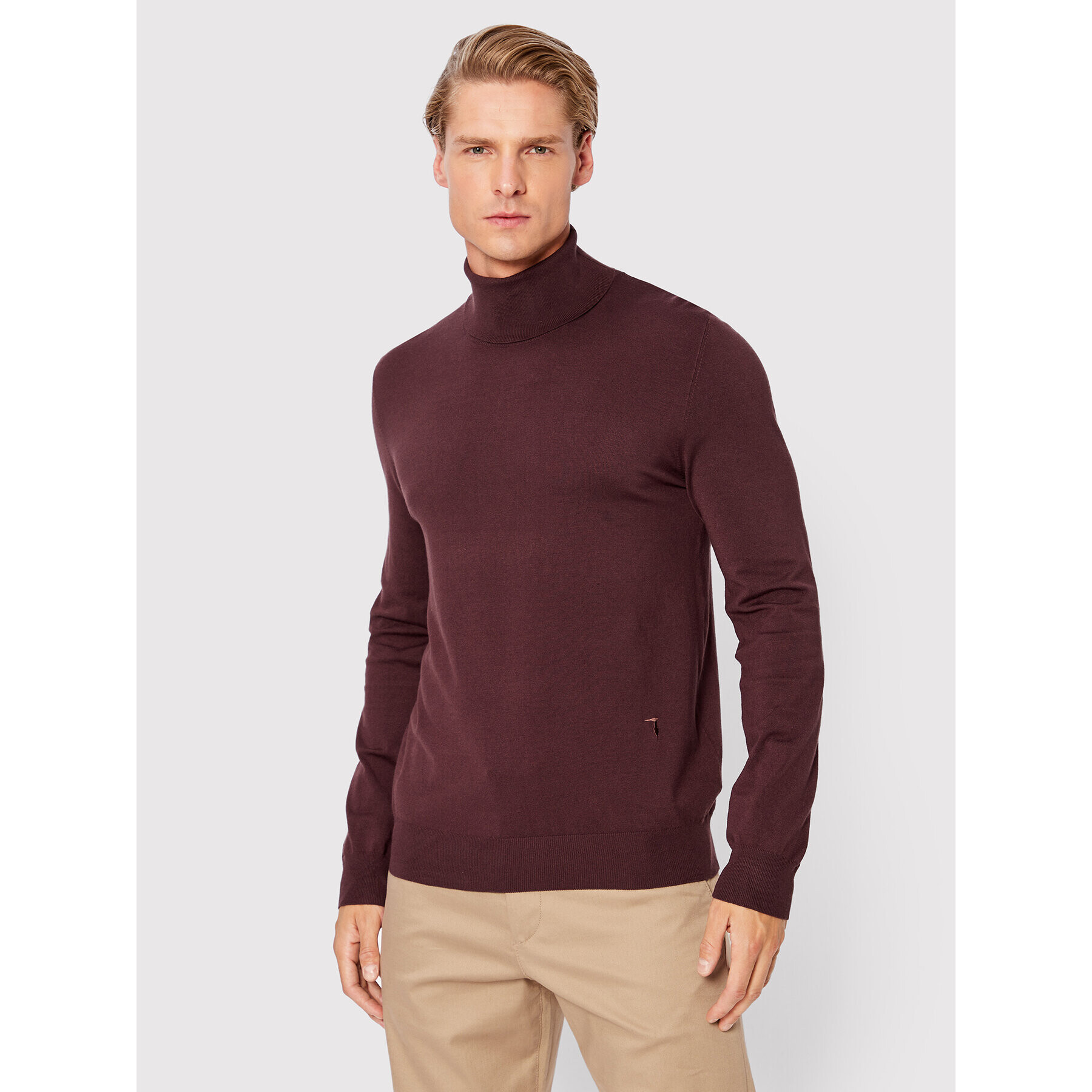 Trussardi Rolák 52M00629 Hnedá Regular Fit - Pepit.sk