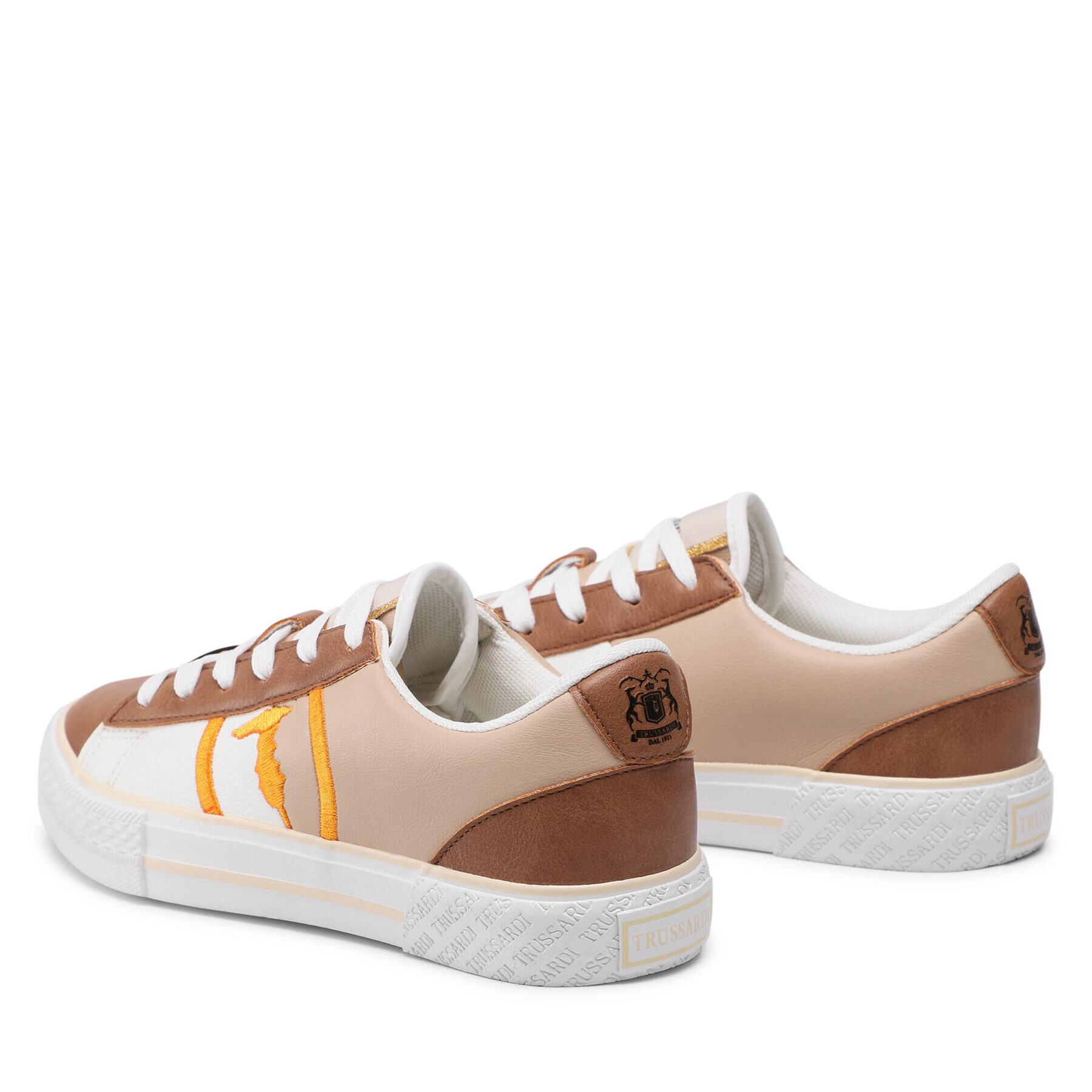 Trussardi Sneakersy 79A00738 Béžová - Pepit.sk