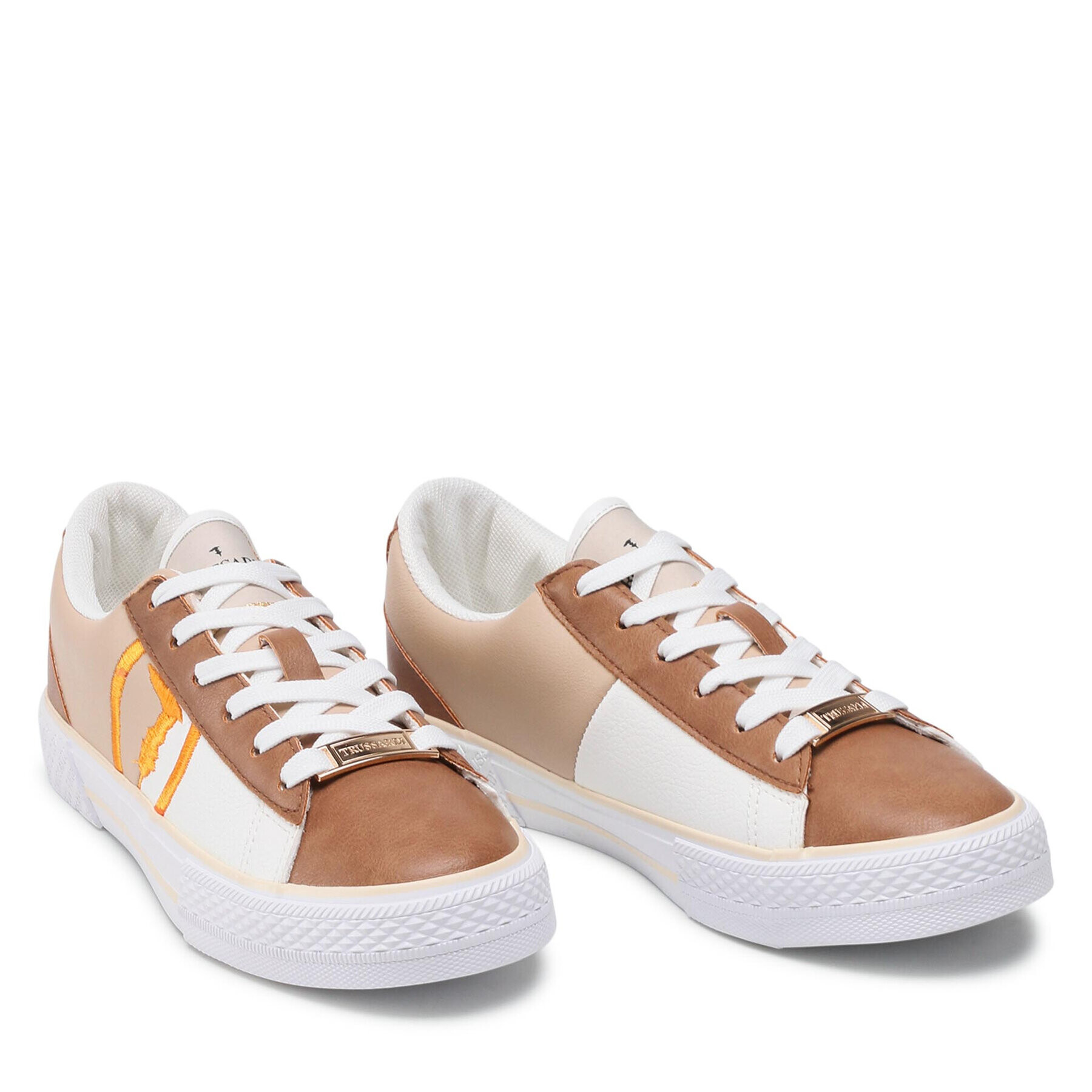 Trussardi Sneakersy 79A00738 Béžová - Pepit.sk