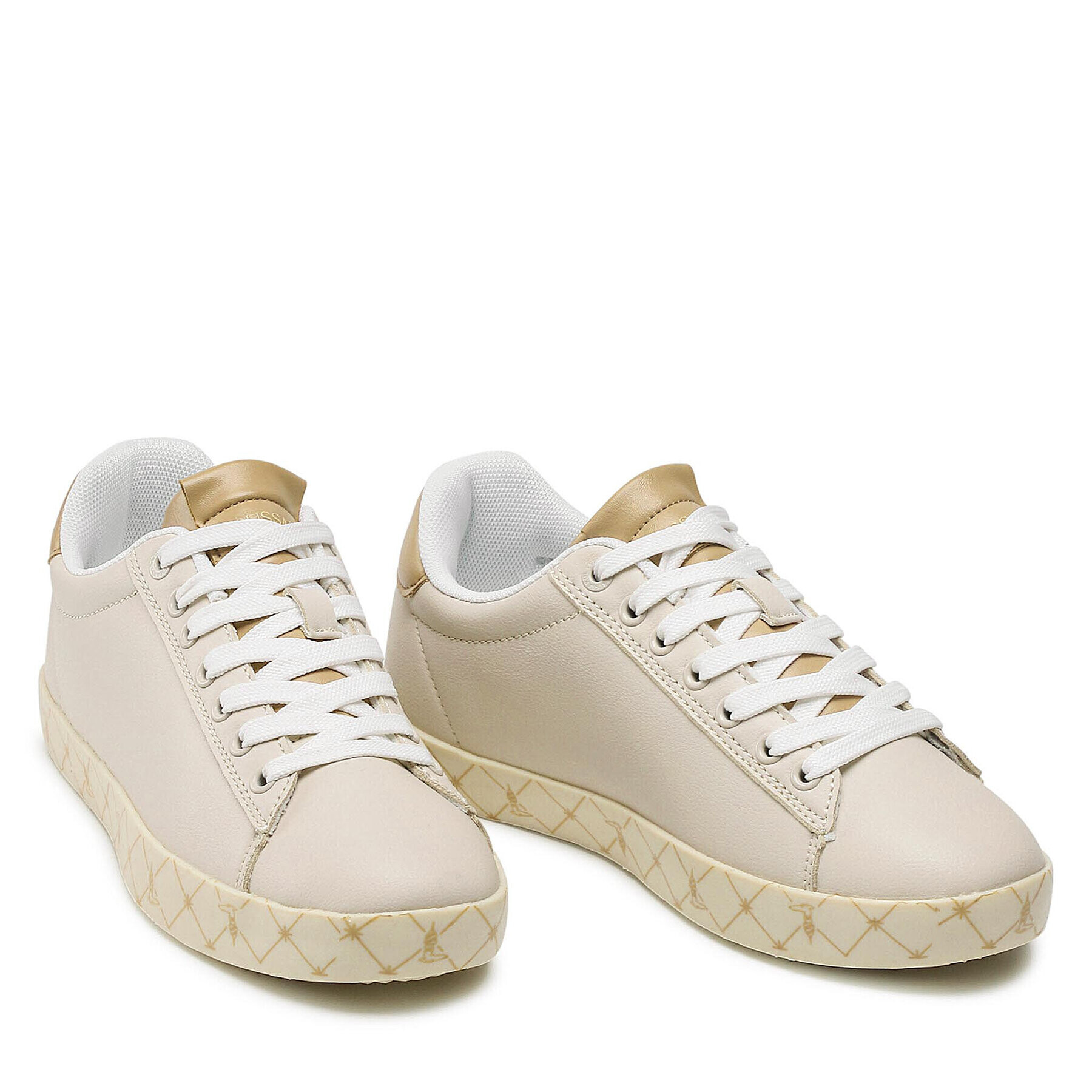 Trussardi Sneakersy 79A00747 Béžová - Pepit.sk