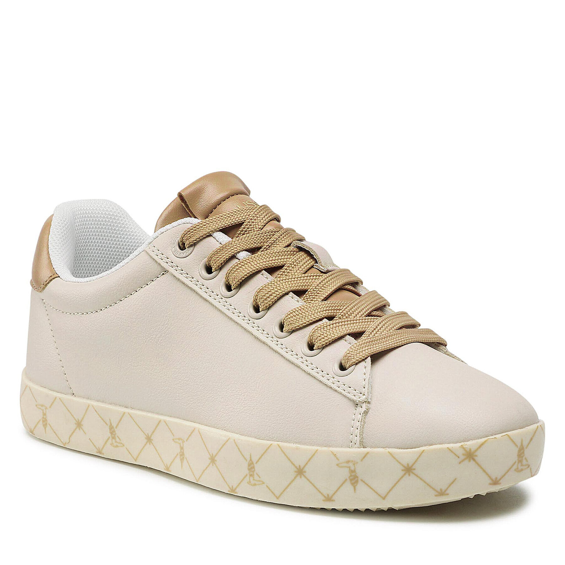 Trussardi Sneakersy 79A00747 Béžová - Pepit.sk