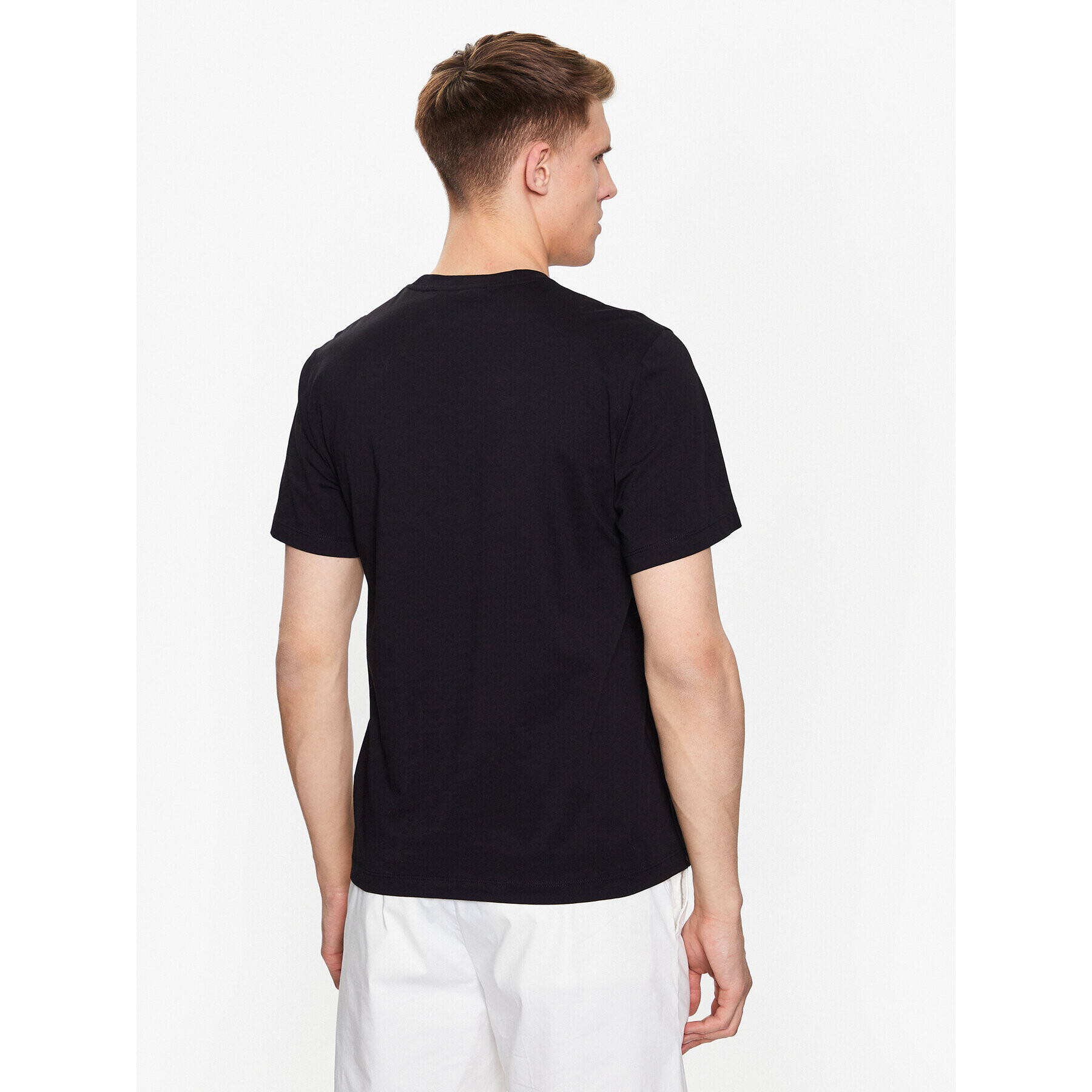 Trussardi Tričko 52T00724 Čierna Regular Fit - Pepit.sk