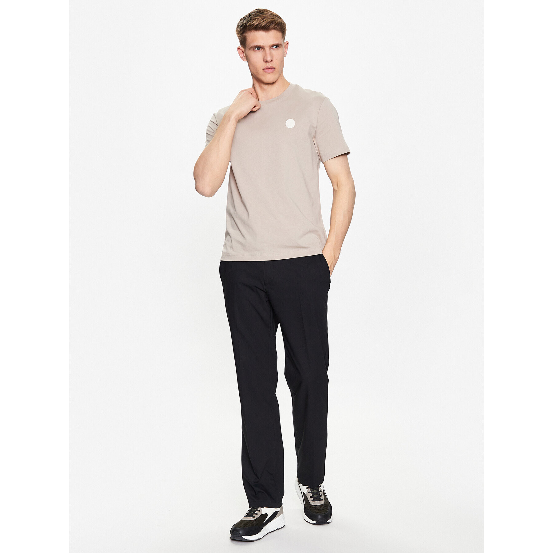 Trussardi Tričko 52T00735 Sivá Regular Fit - Pepit.sk