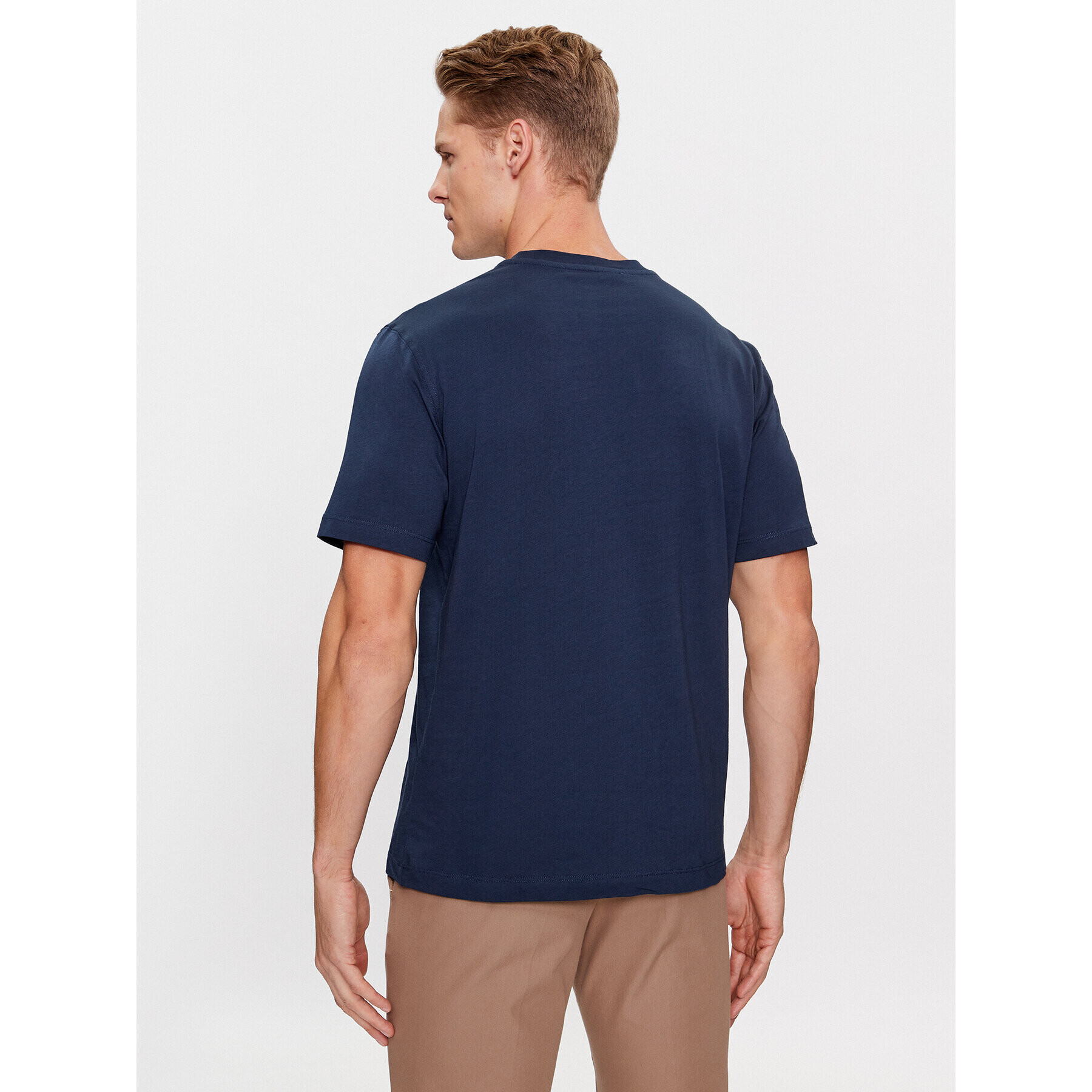 Trussardi Tričko 52T00771 Tmavomodrá Regular Fit - Pepit.sk