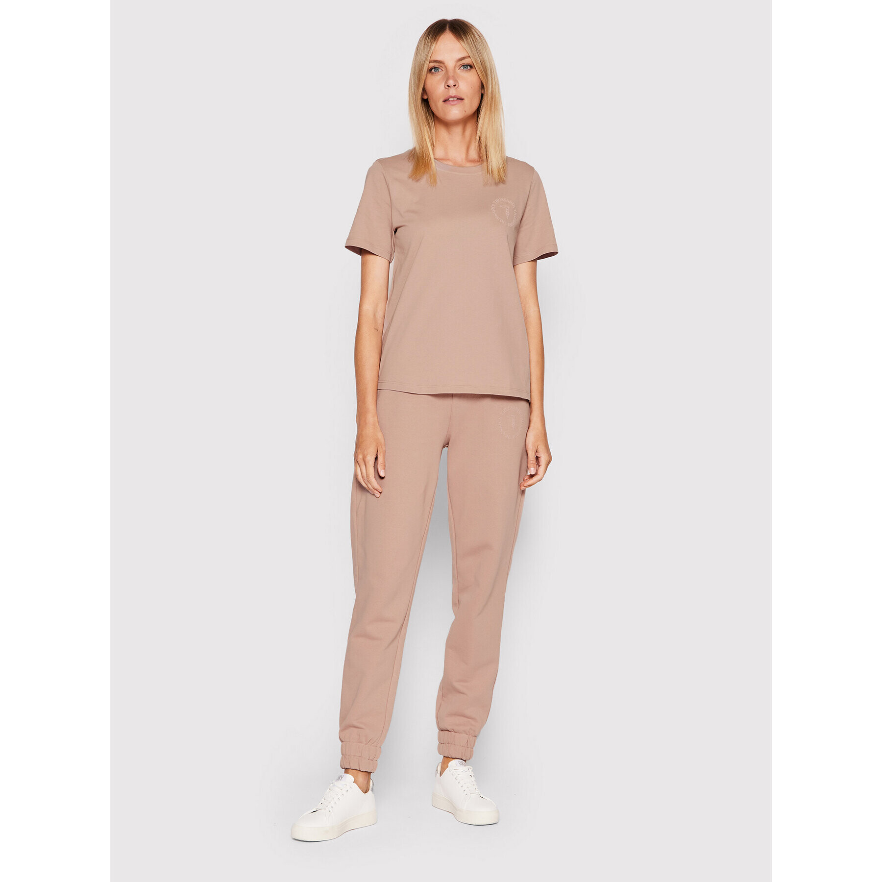 Trussardi Tričko 56T00483 Ružová Regular Fit - Pepit.sk