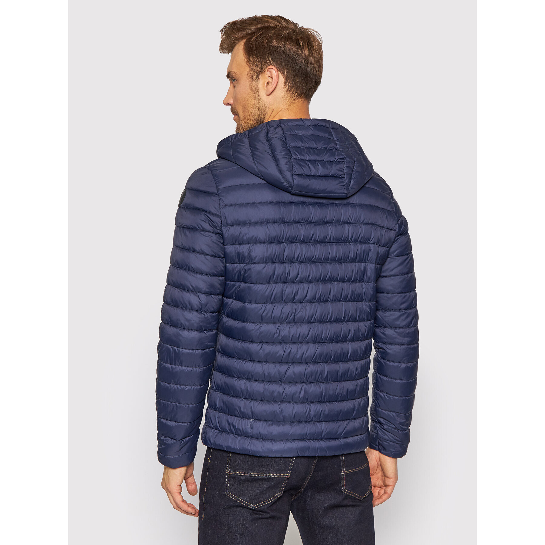 Trussardi Vatovaná bunda 1T001596 Tmavomodrá Regular Fit - Pepit.sk