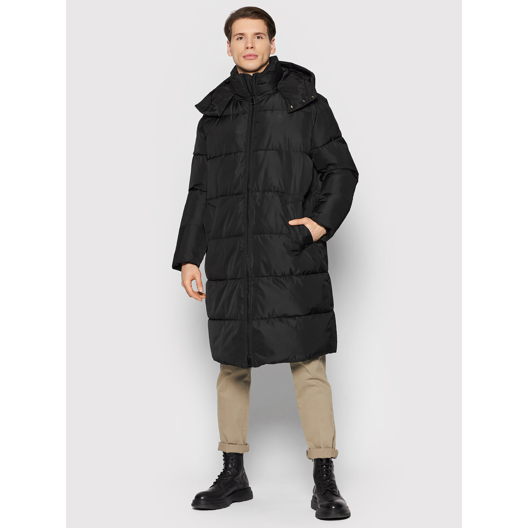 Trussardi Vatovaná bunda 52S00520 Čierna Regular Fit - Pepit.sk