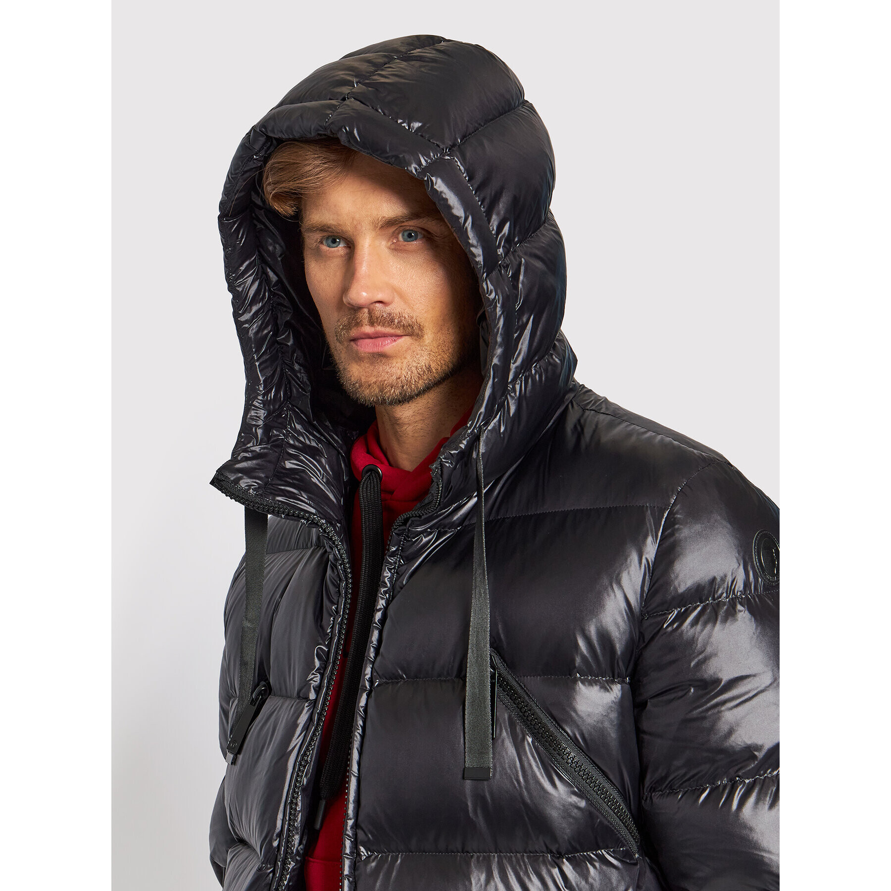 Trussardi Vatovaná bunda 52S00628 Čierna Regular Fit - Pepit.sk