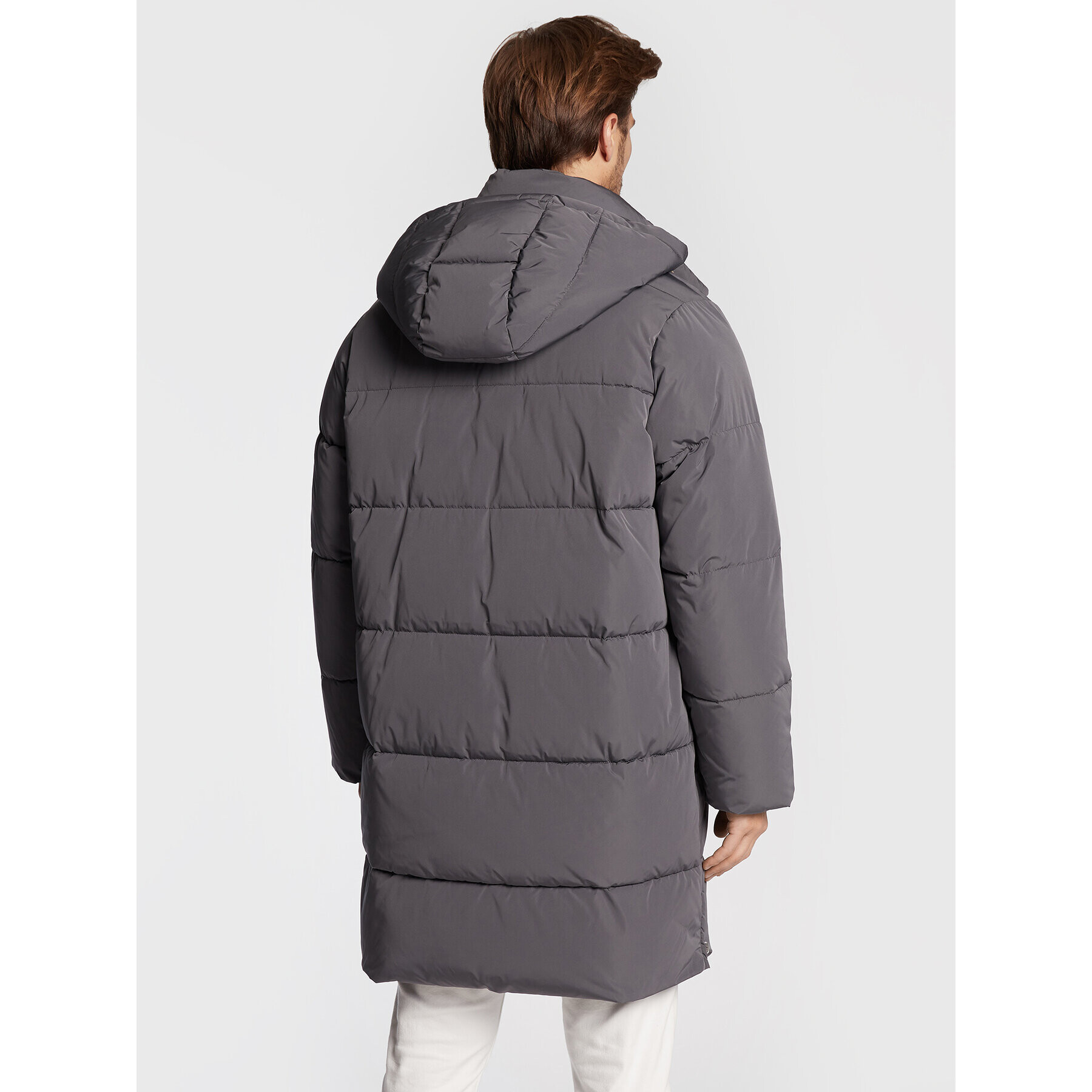 Trussardi Vatovaná bunda Memory 52S00742 Sivá Regular Fit - Pepit.sk