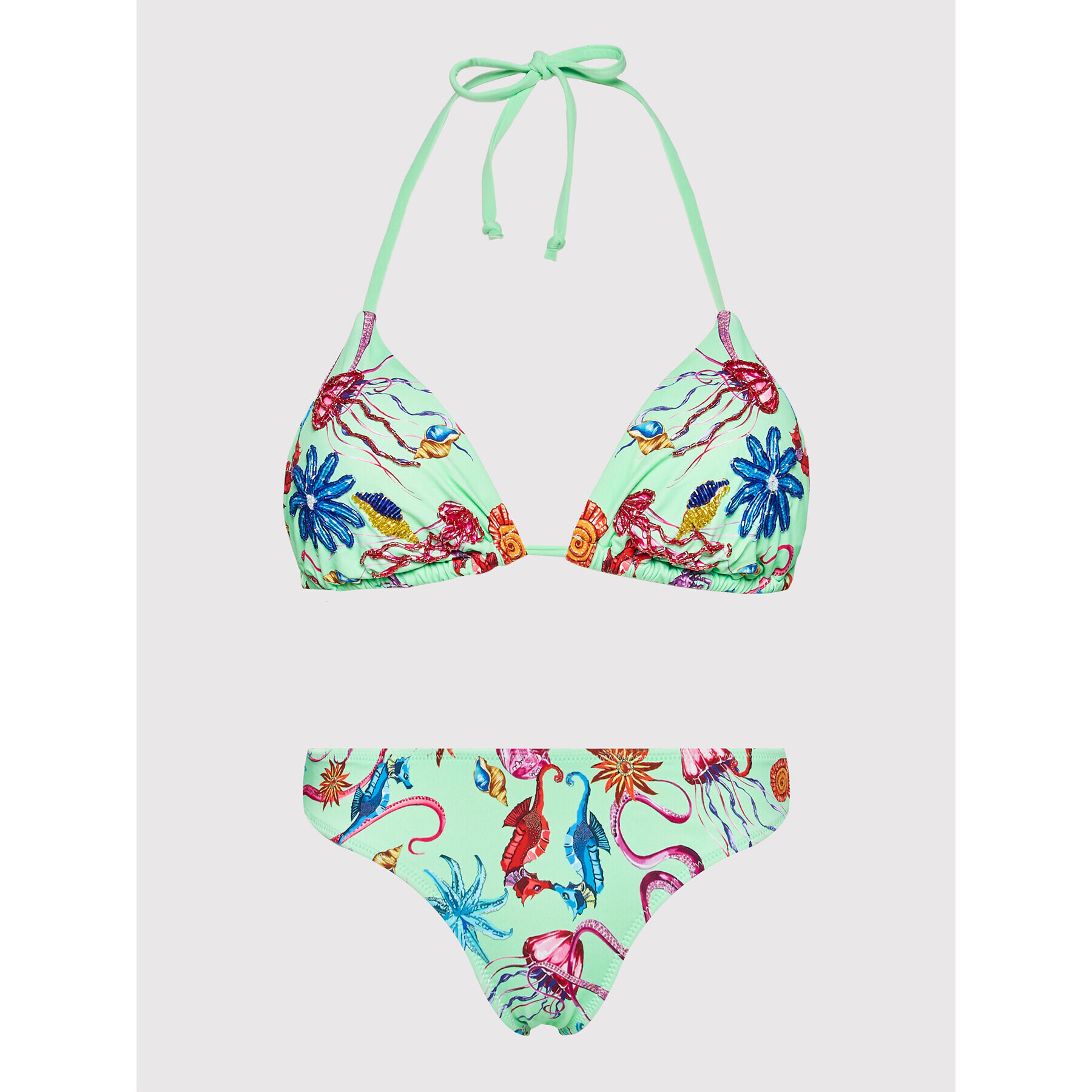 TWINSET Bikiny 221LBMC22 Zelená - Pepit.sk