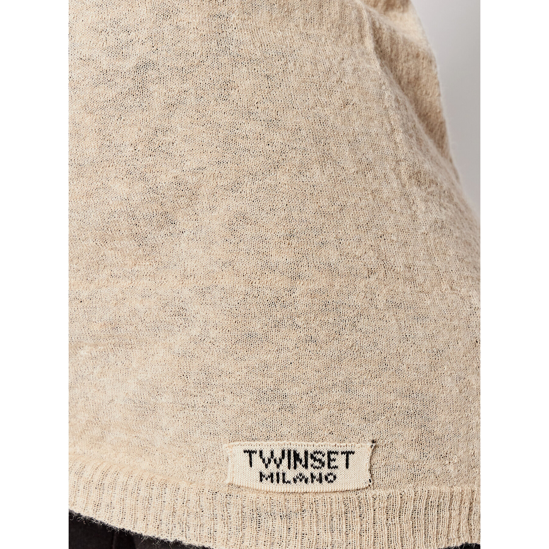 TWINSET Sveter 212TP3254 Béžová Regular Fit - Pepit.sk