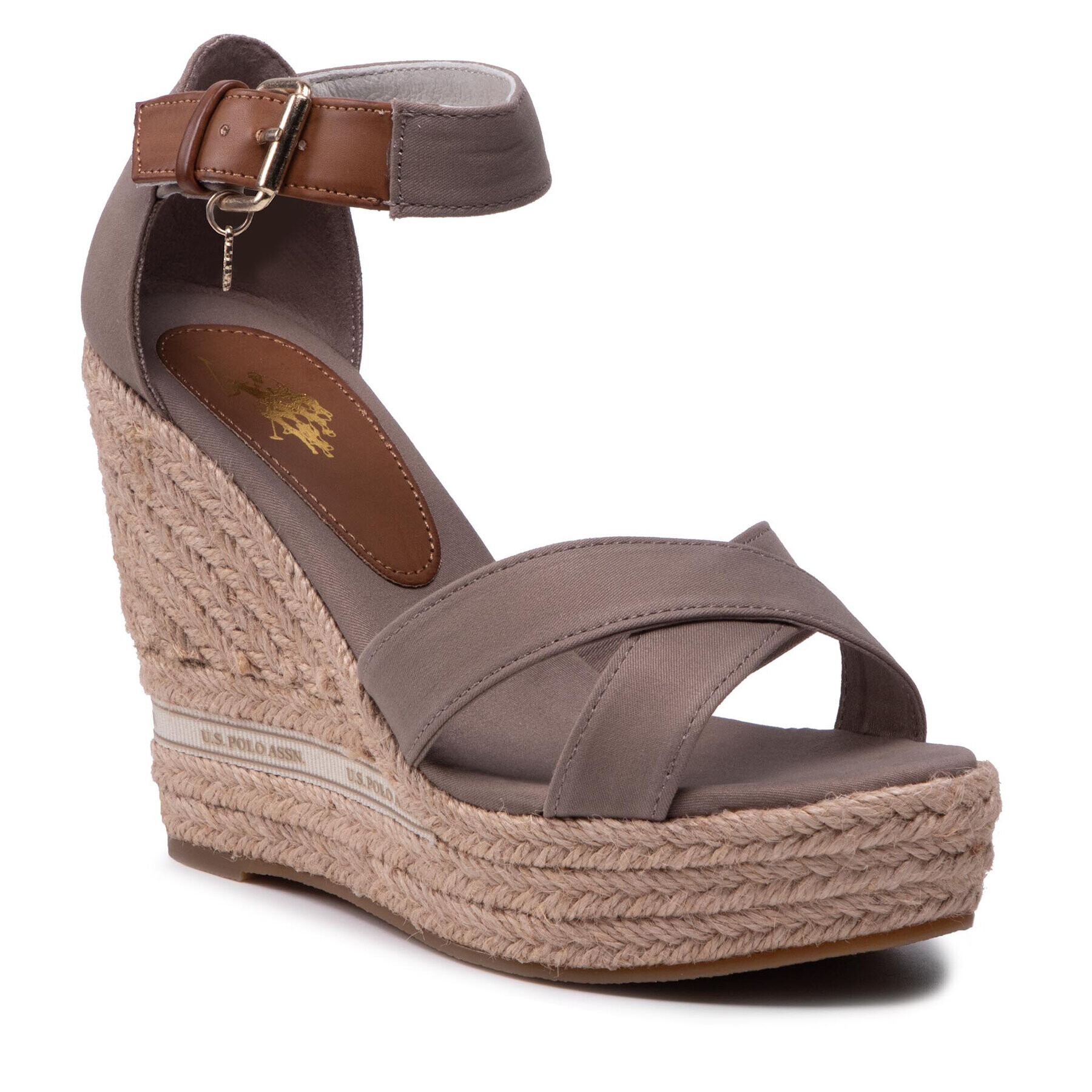 U.S. Polo Assn. Espadrilky Aylin001 AYLIN001W/2C1 Hnedá - Pepit.sk