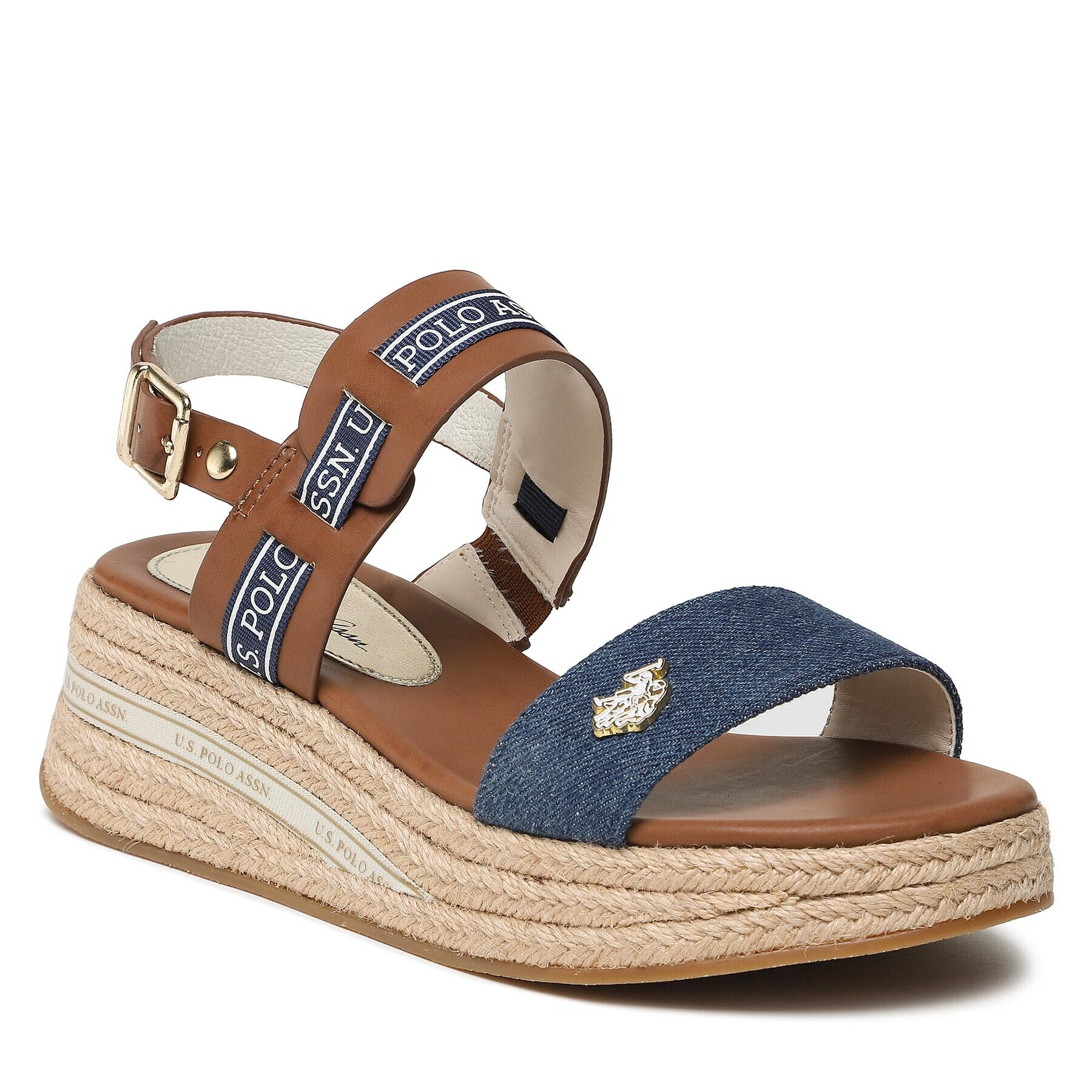 U.S. Polo Assn. Espadrilky Glory GLORY004 Hnedá - Pepit.sk