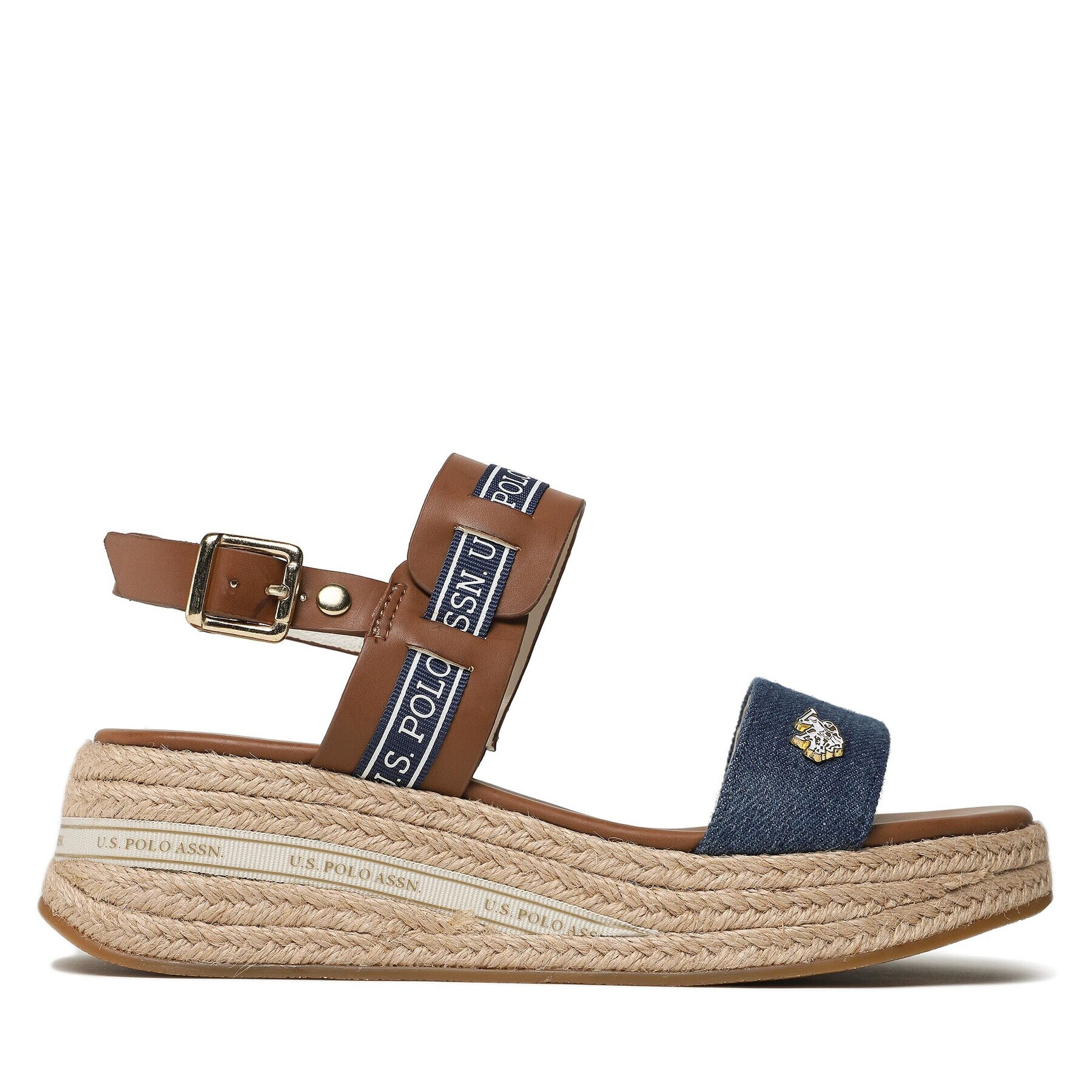 U.S. Polo Assn. Espadrilky Glory GLORY004 Hnedá - Pepit.sk