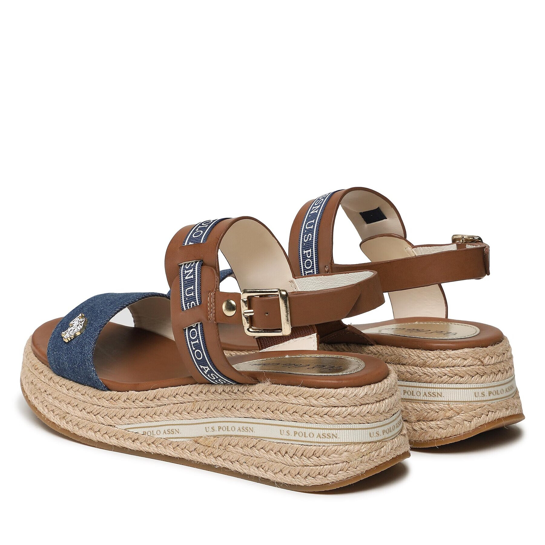 U.S. Polo Assn. Espadrilky Glory GLORY004 Hnedá - Pepit.sk