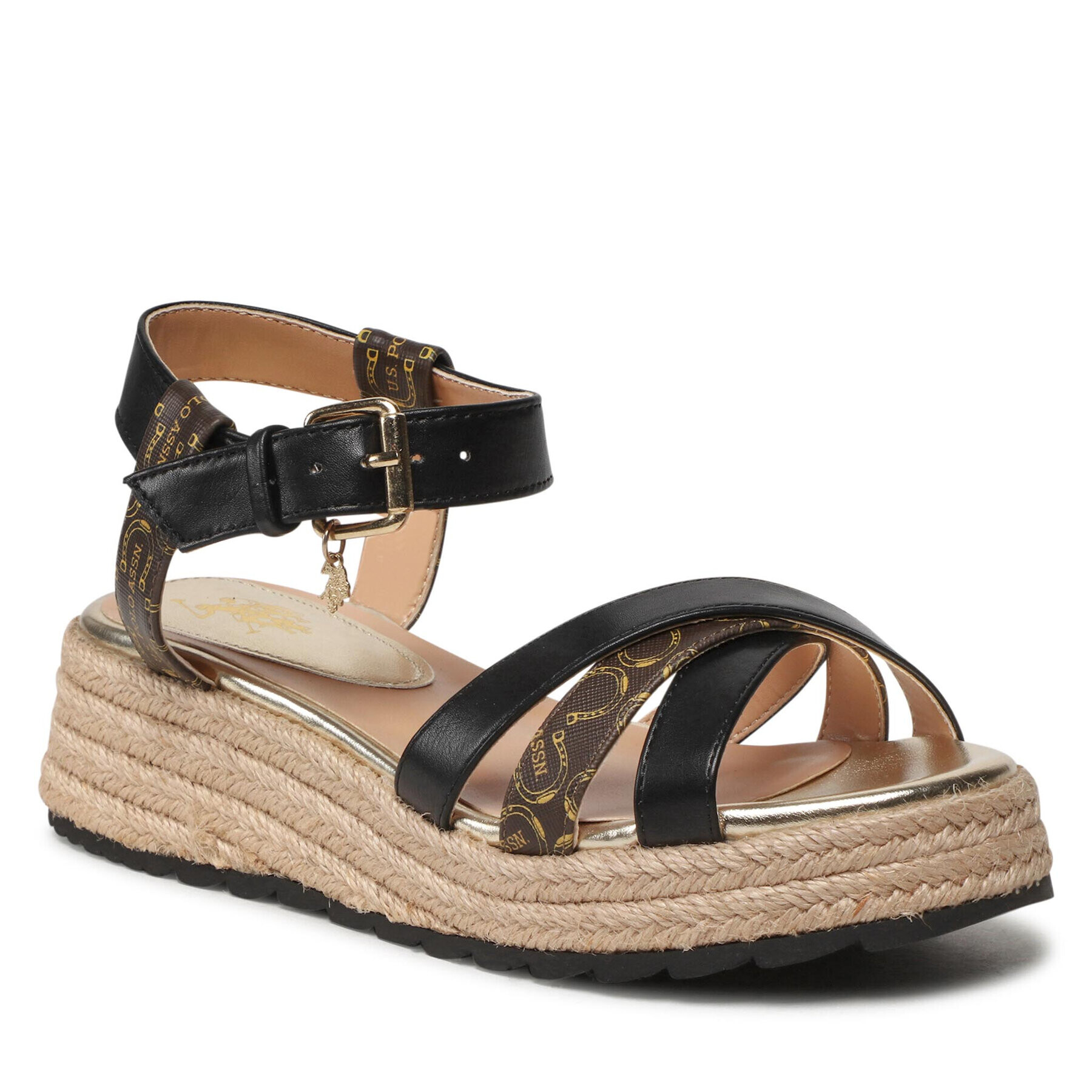 U.S. Polo Assn. Espadrilky Kate001 KATE001W/2Y1 Čierna - Pepit.sk