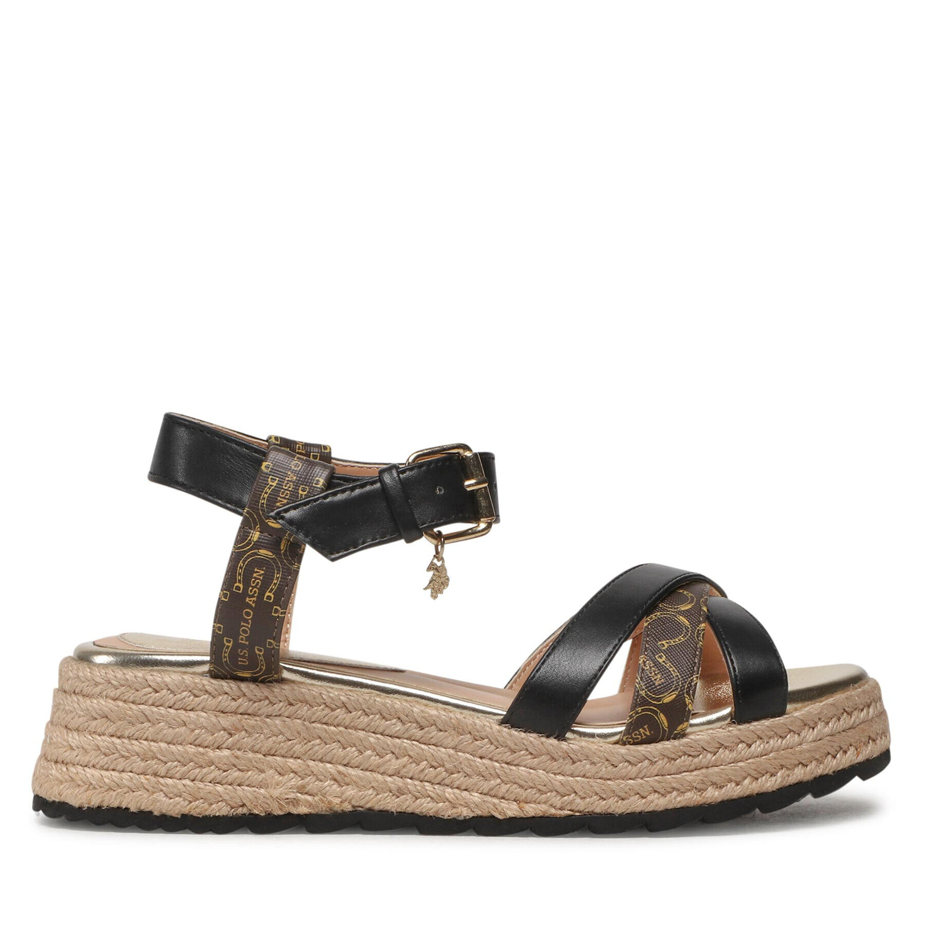 U.S. Polo Assn. Espadrilky Kate001 KATE001W/2Y1 Čierna - Pepit.sk