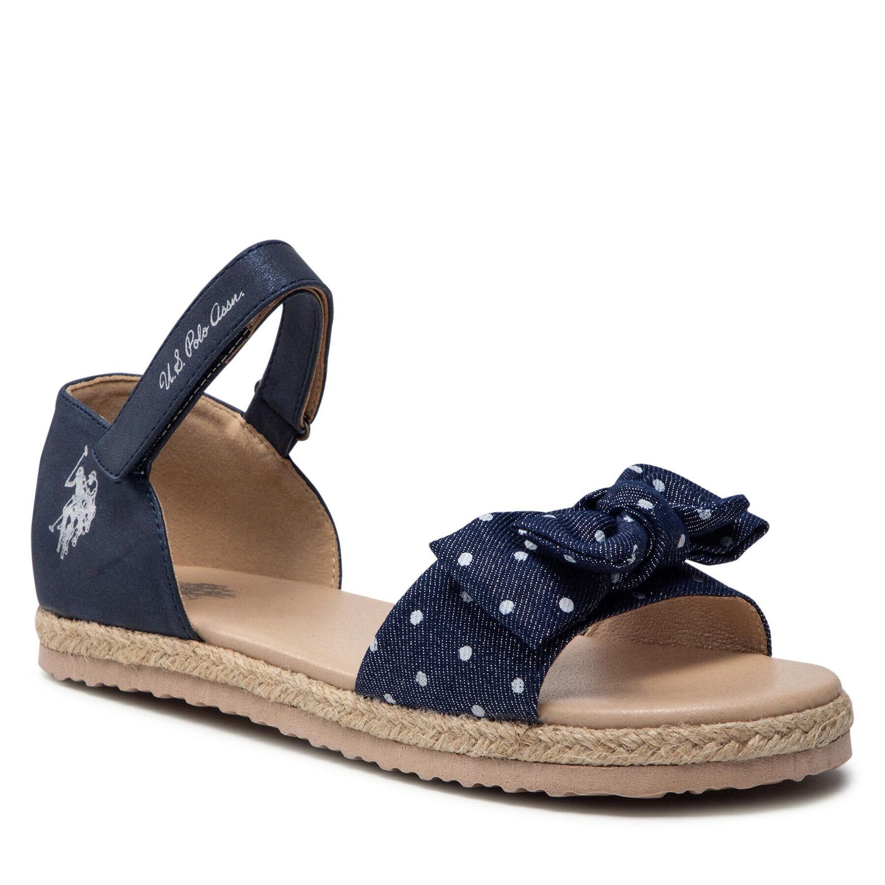 U.S. Polo Assn. Espadrilky Mirta001 Pois MIRTA001K/2YC1 S Tmavomodrá - Pepit.sk