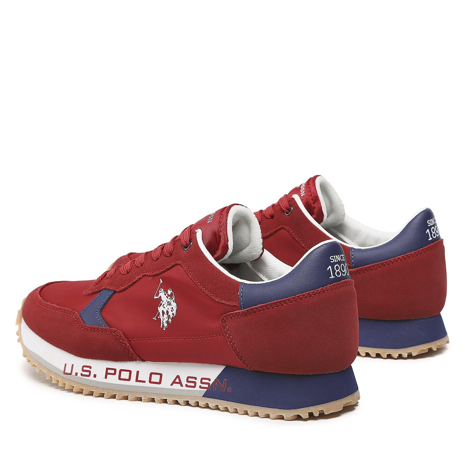 U.S. Polo Assn. Sneakersy Cleef CLEEF001A Červená - Pepit.sk