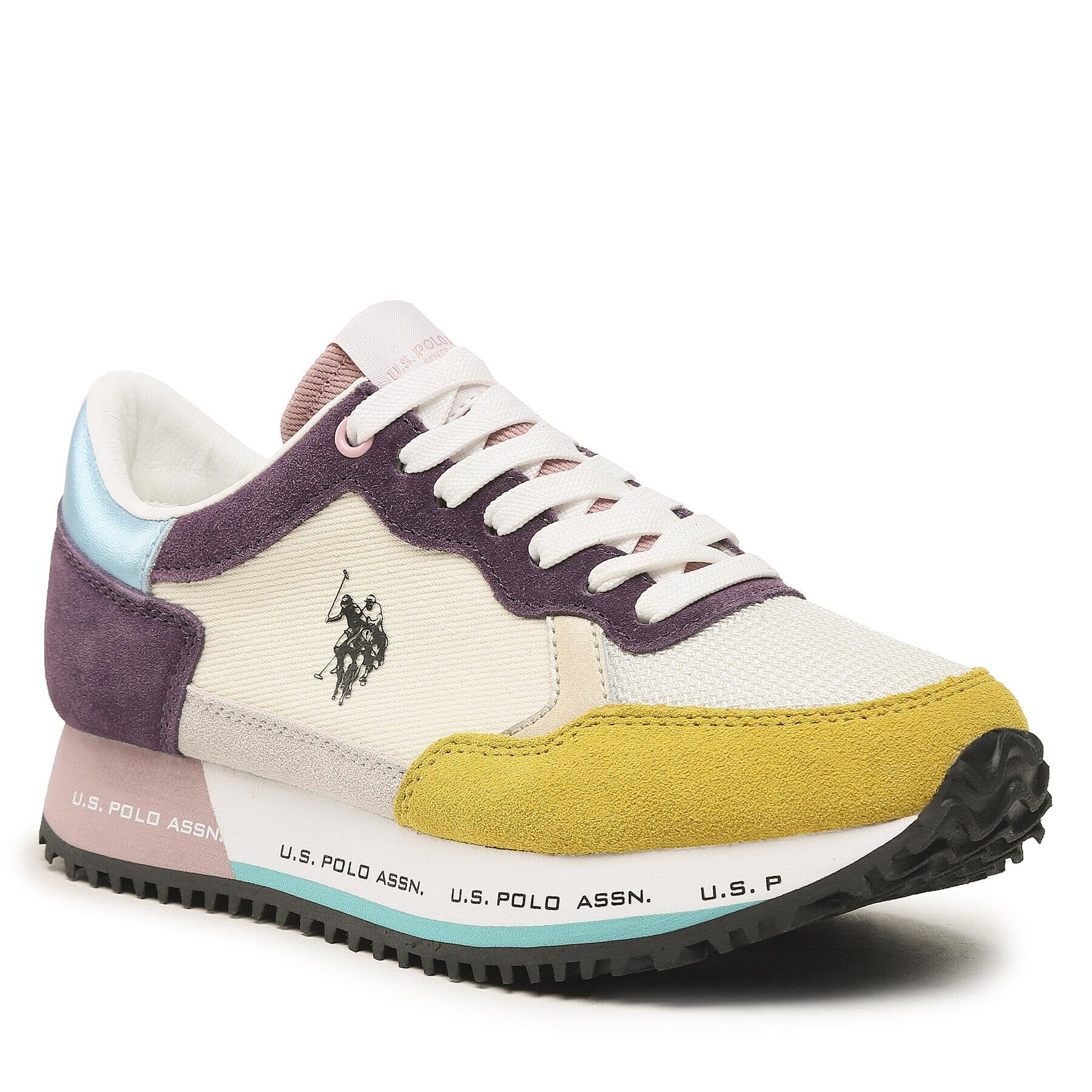 U.S. Polo Assn. Sneakersy Cleef CLEEF004B Fialová - Pepit.sk