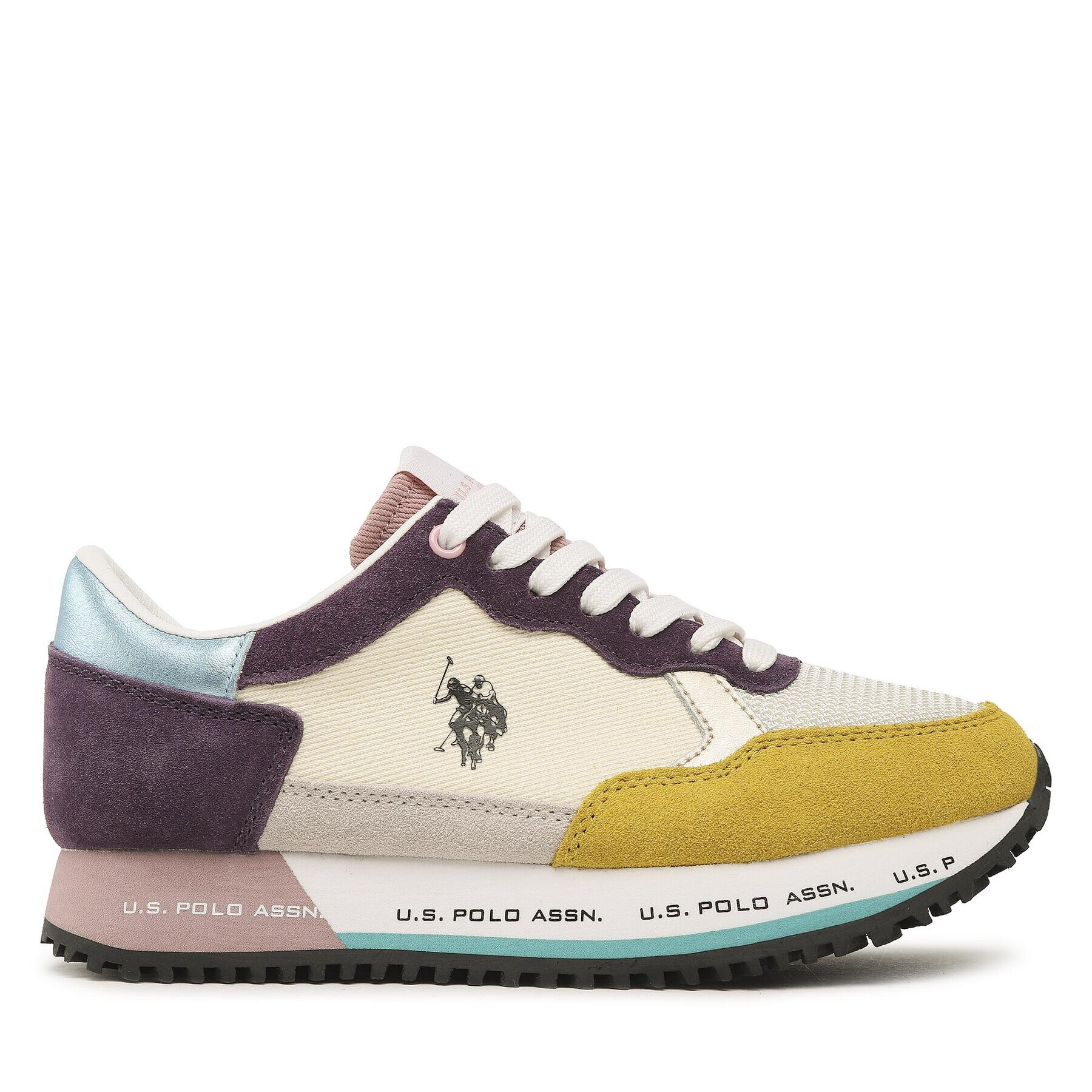 U.S. Polo Assn. Sneakersy Cleef CLEEF004B Fialová - Pepit.sk