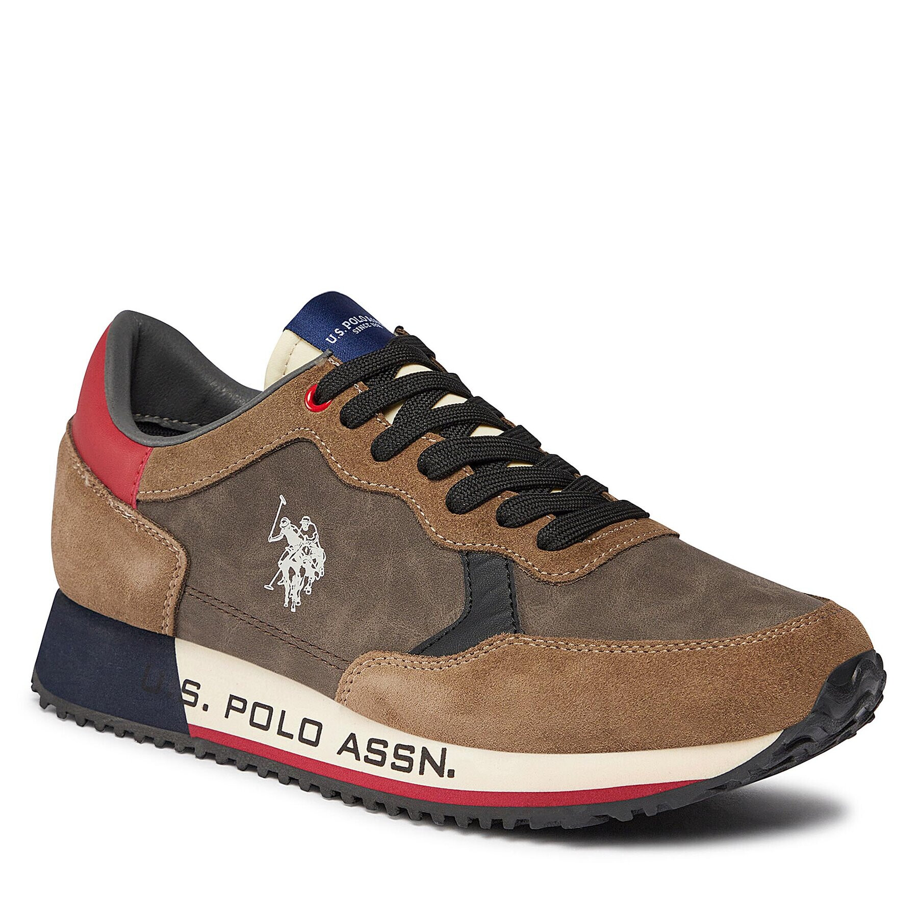 U.S. Polo Assn. Sneakersy CLEEF005 Hnedá - Pepit.sk